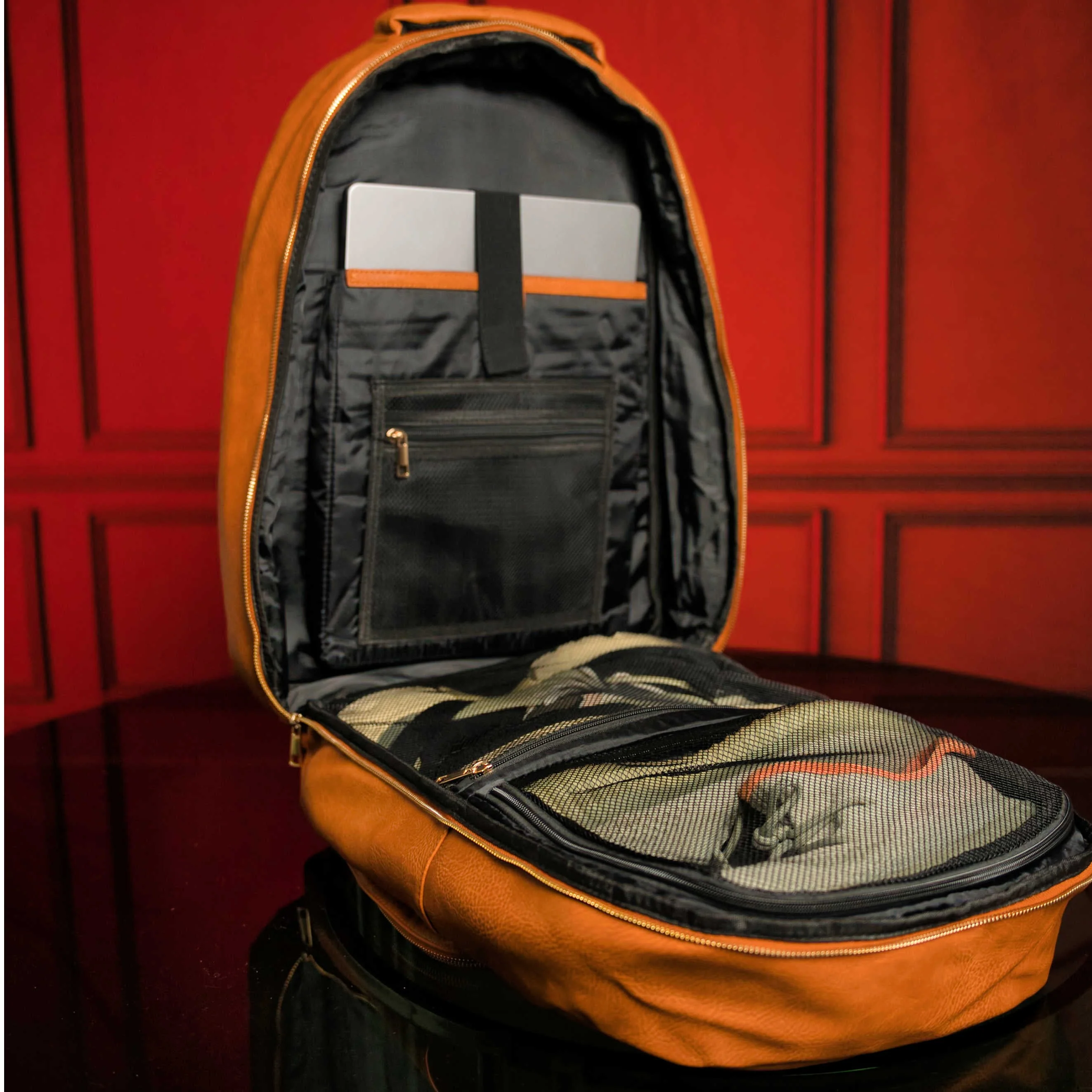Brown Tumbled Leather 3 Bag Set - Image 5