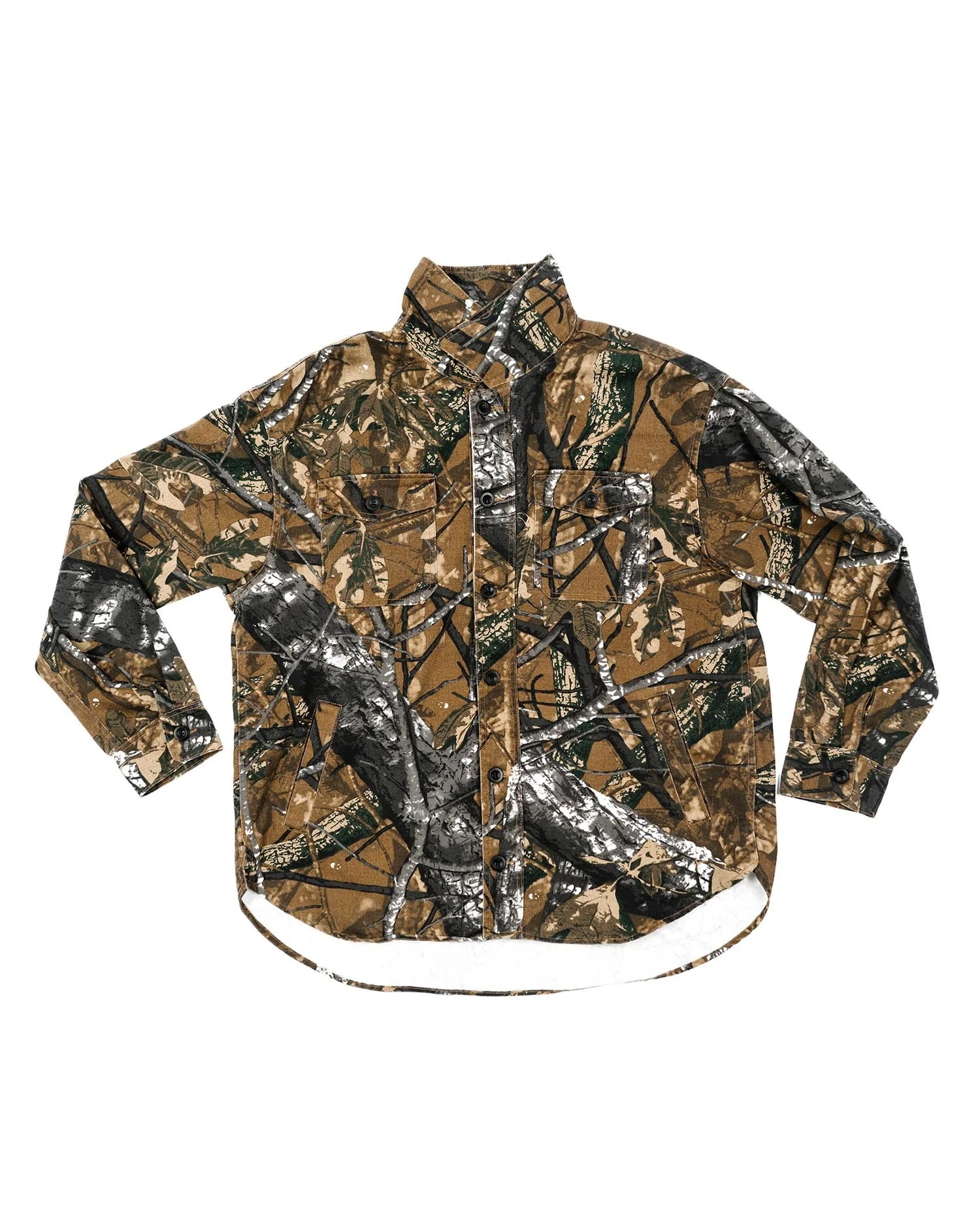 Bucky Camo Split Hem Shirt Jacket - Image 10