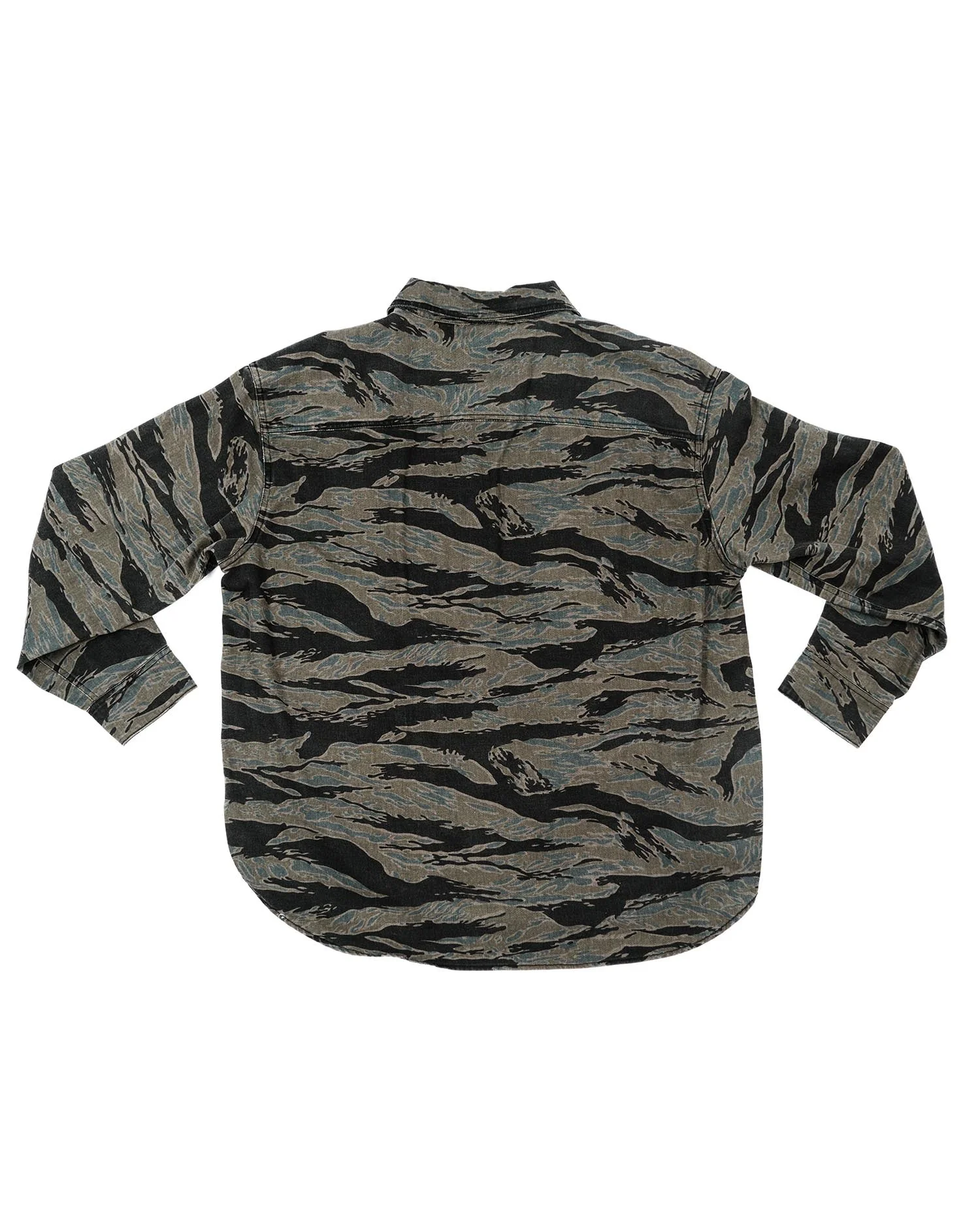 Bucky Camo Split Hem Shirt Jacket - Image 3