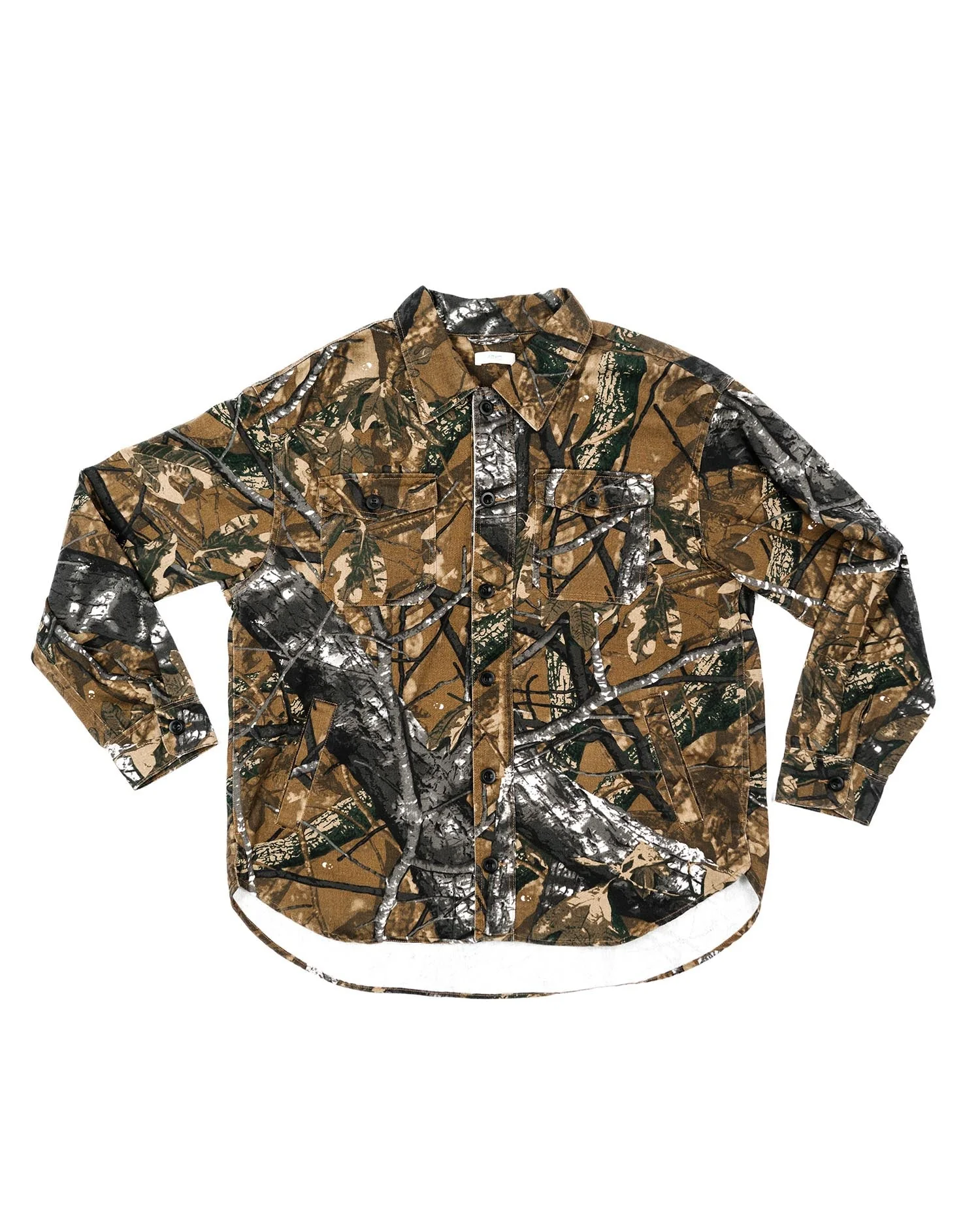 Bucky Camo Split Hem Shirt Jacket - Image 6