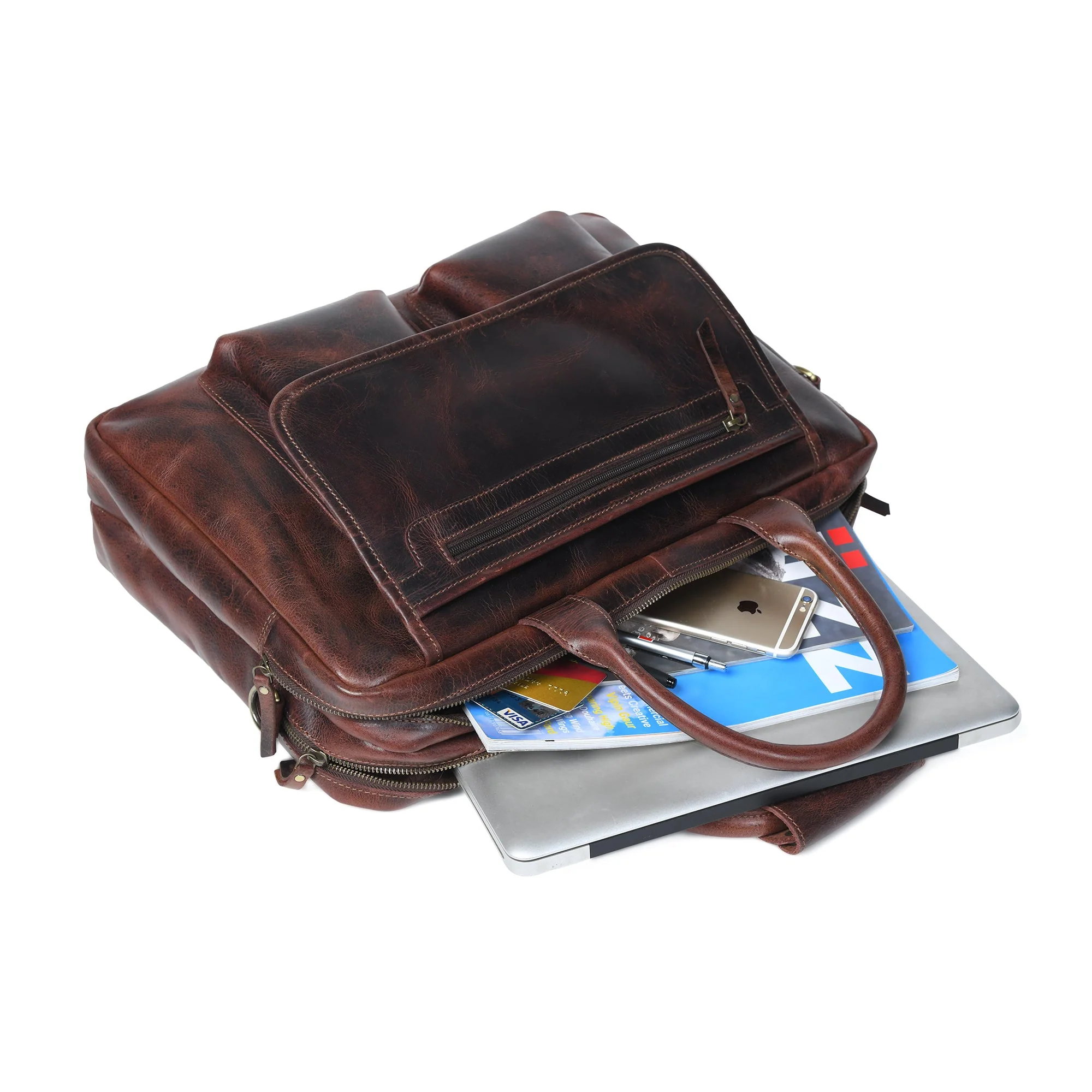 Buffalo Leather Pilot Bag - Image 7