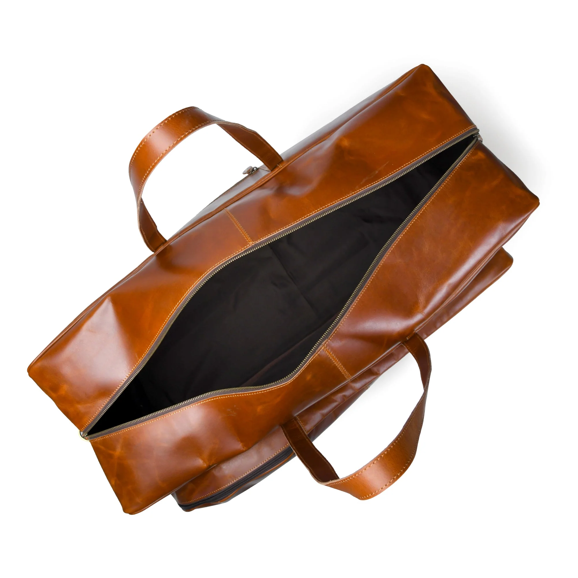 Buffalo Leather Tennis Duffle Bag - Image 4