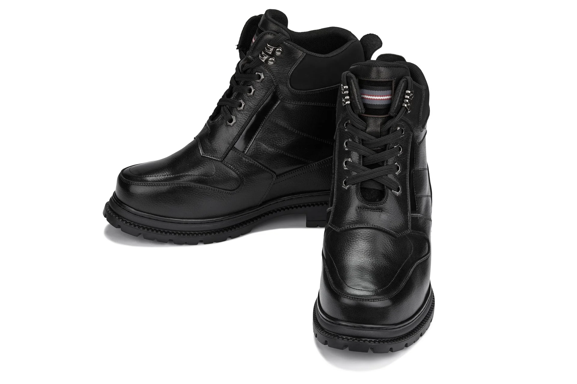 K881805 - Black 5.2" Taller Elevator Men's Boots - Image 5