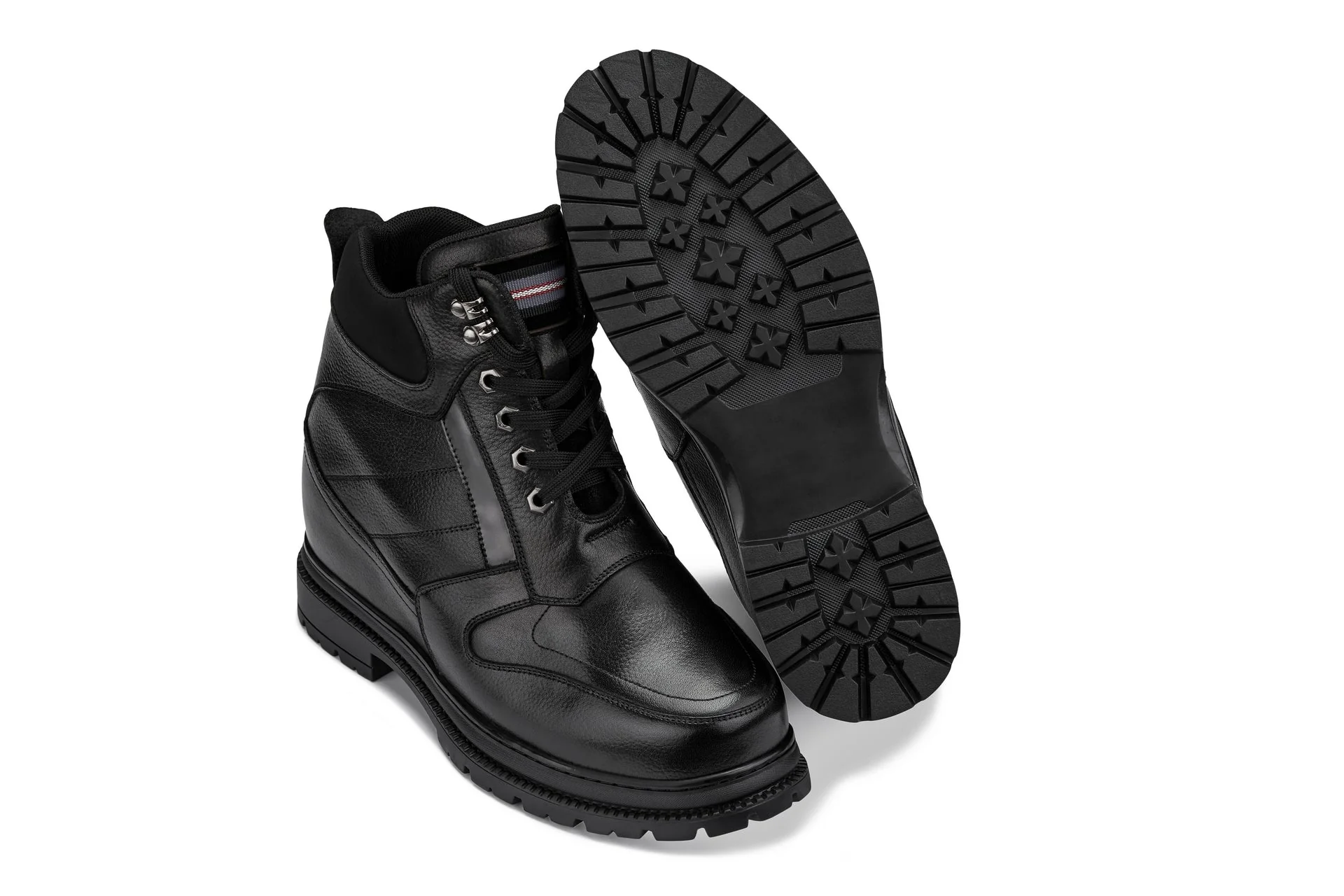 K881805 - Black 5.2" Taller Elevator Men's Boots - Image 6