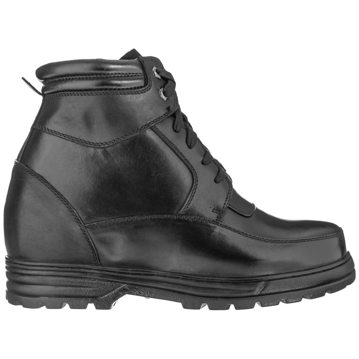 K881801 - Military-Style Leather Men's Boots - 5.2 Inches - Image 2
