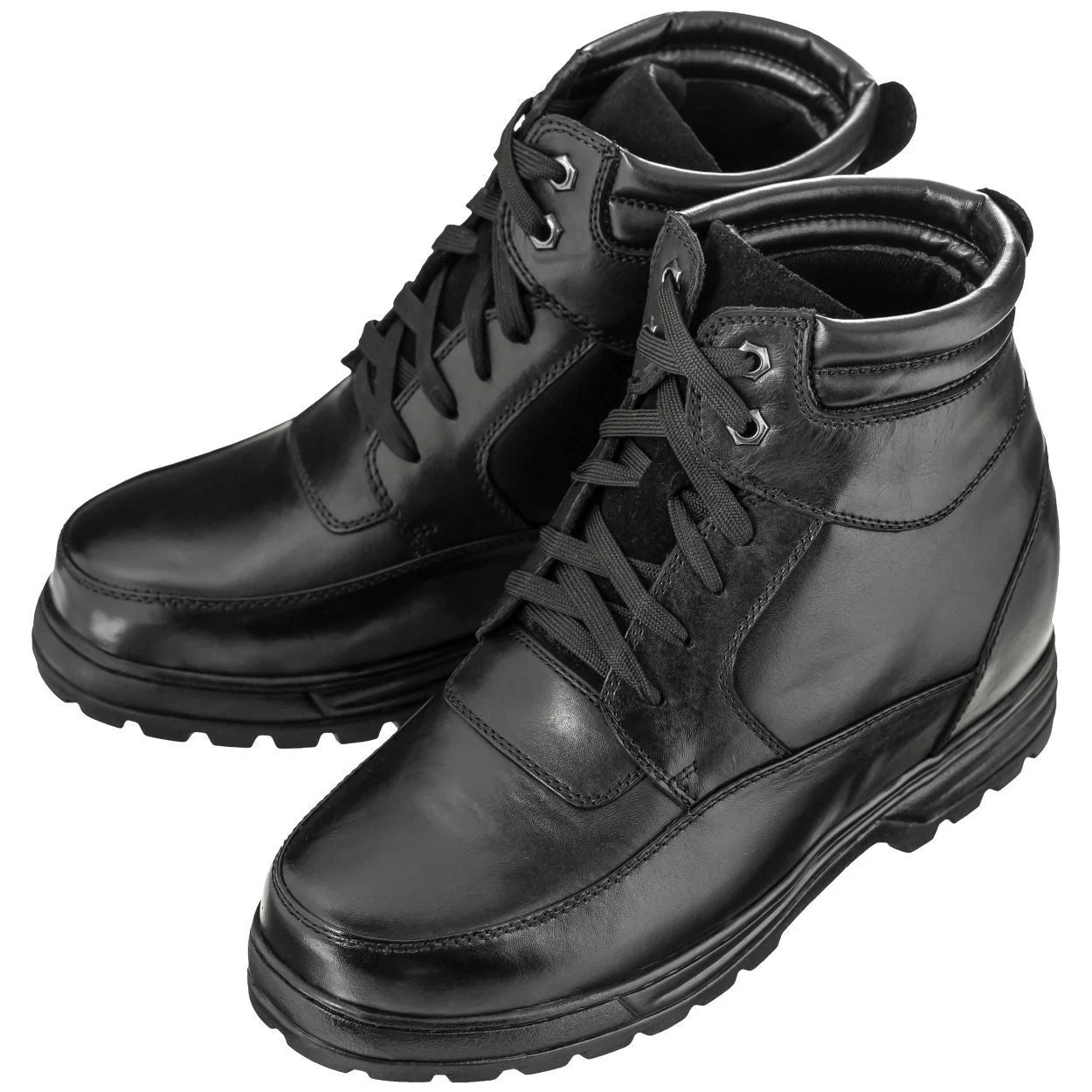 K881801 - Military-Style Leather Men's Boots - 5.2 Inches - Image 4