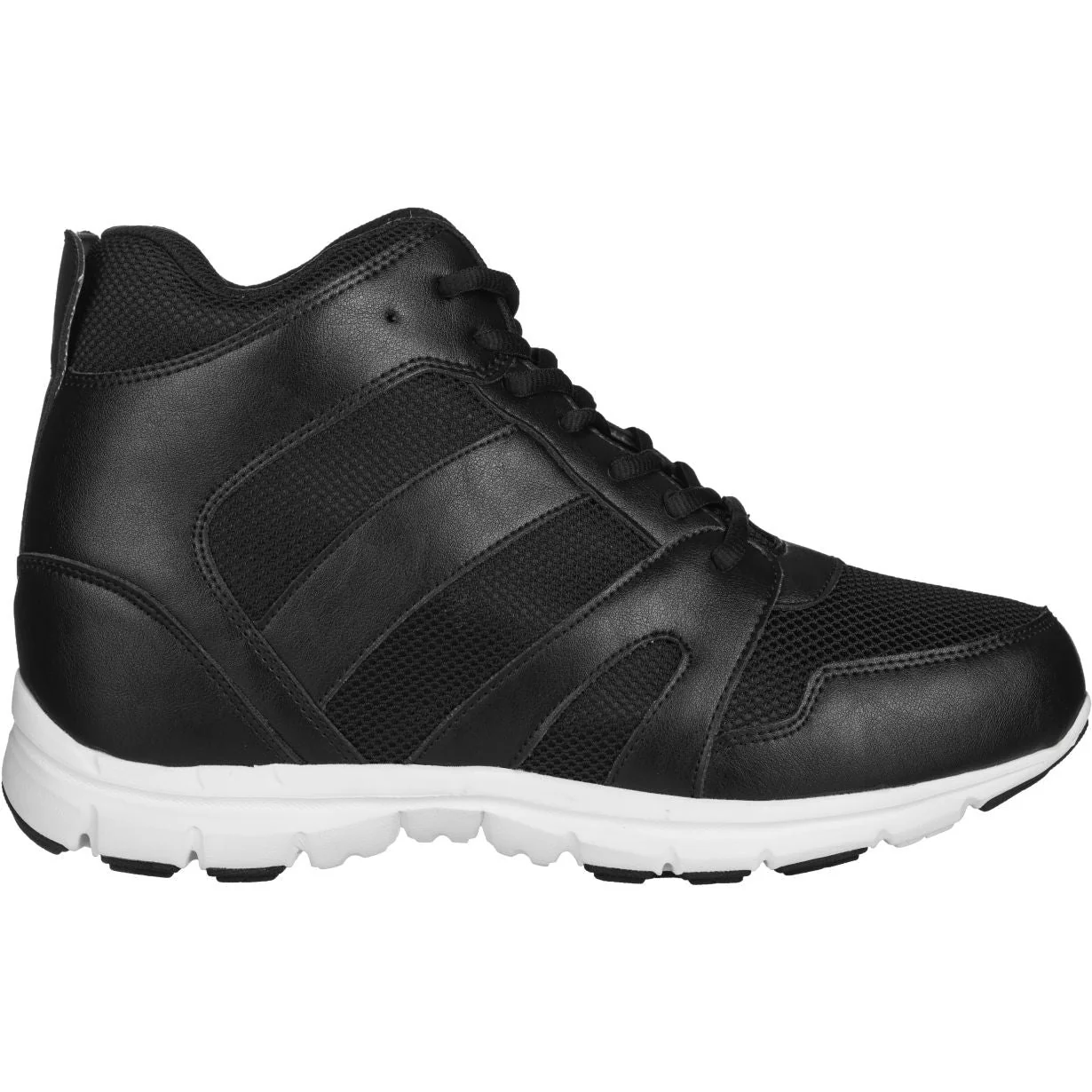 G3330 - 4-Inch Taller Men's Black Elevator Sneakers - Image 2