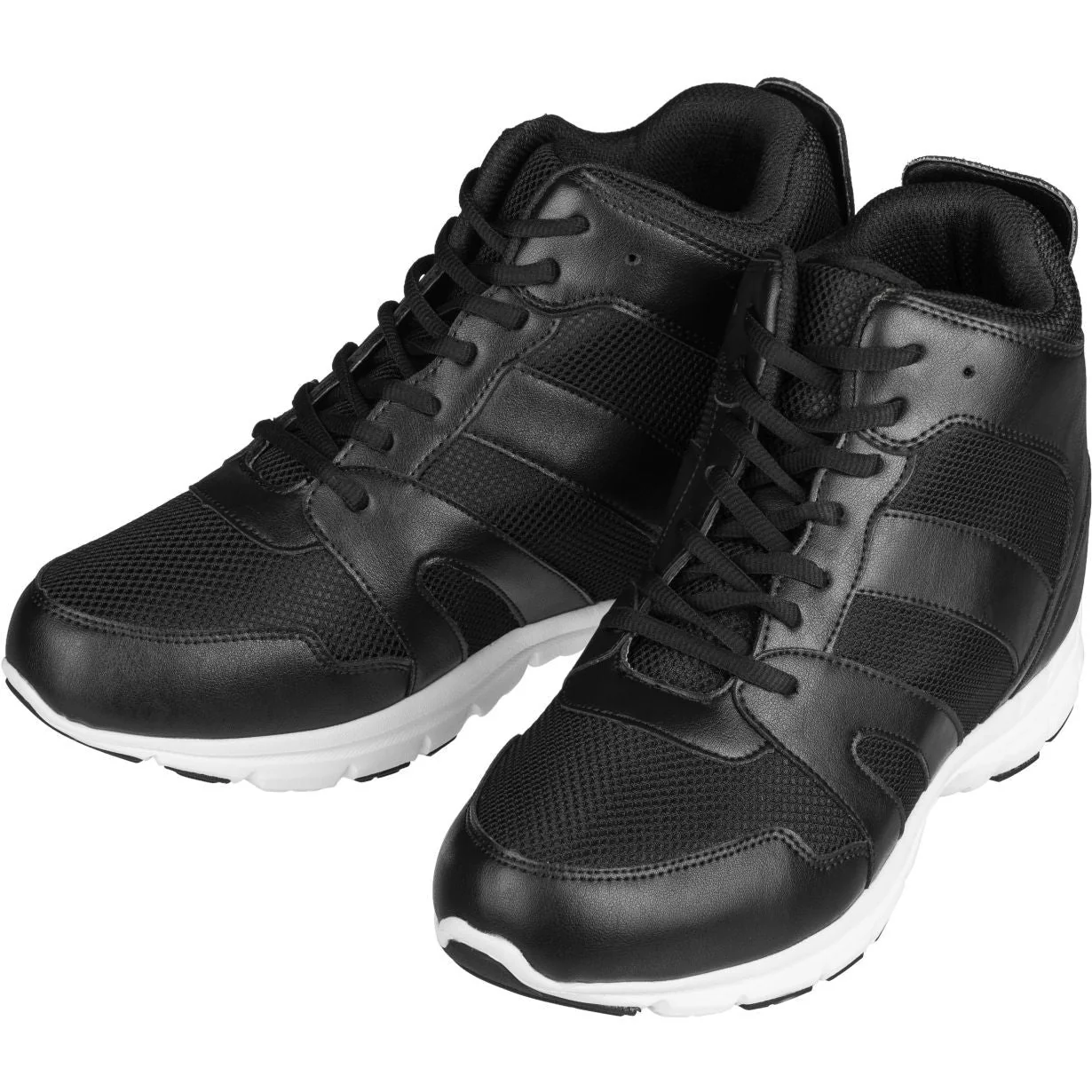 G3330 - 4-Inch Taller Men's Black Elevator Sneakers - Image 4