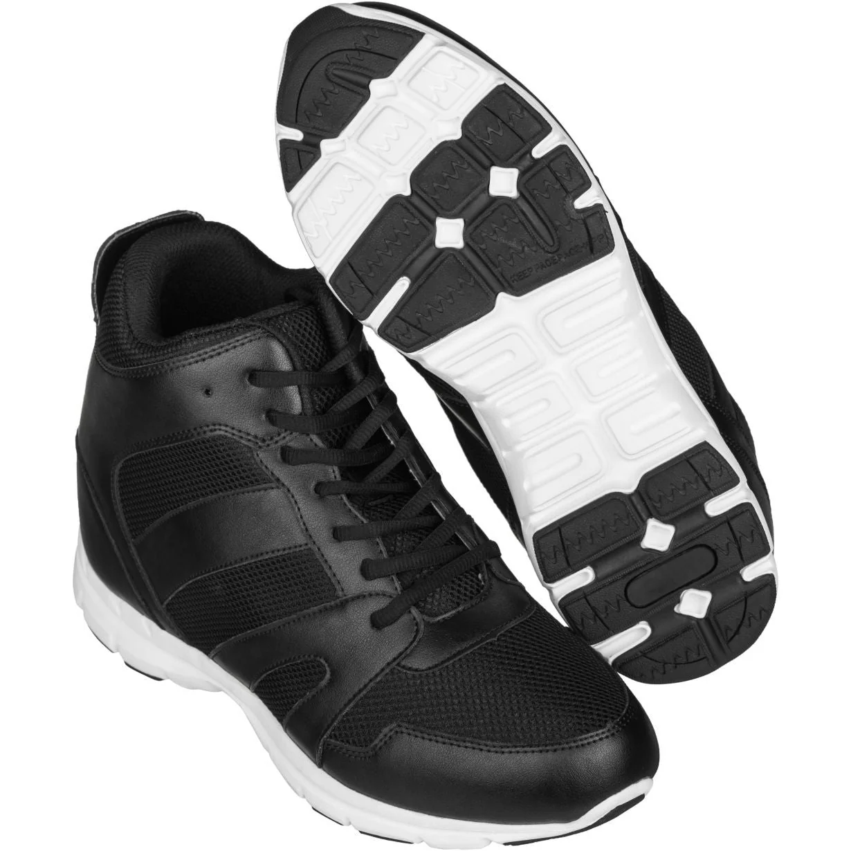 G3330 - 4-Inch Taller Men's Black Elevator Sneakers - Image 5