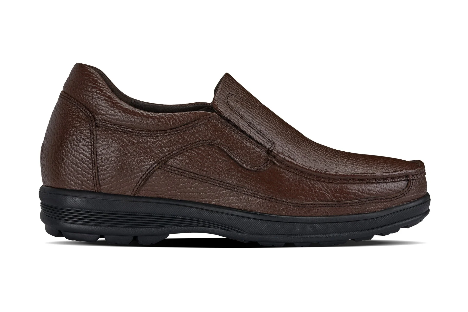 G1827 - 3 Inches Taller (Brown) - Lightweight Men's Sneakers - Image 2