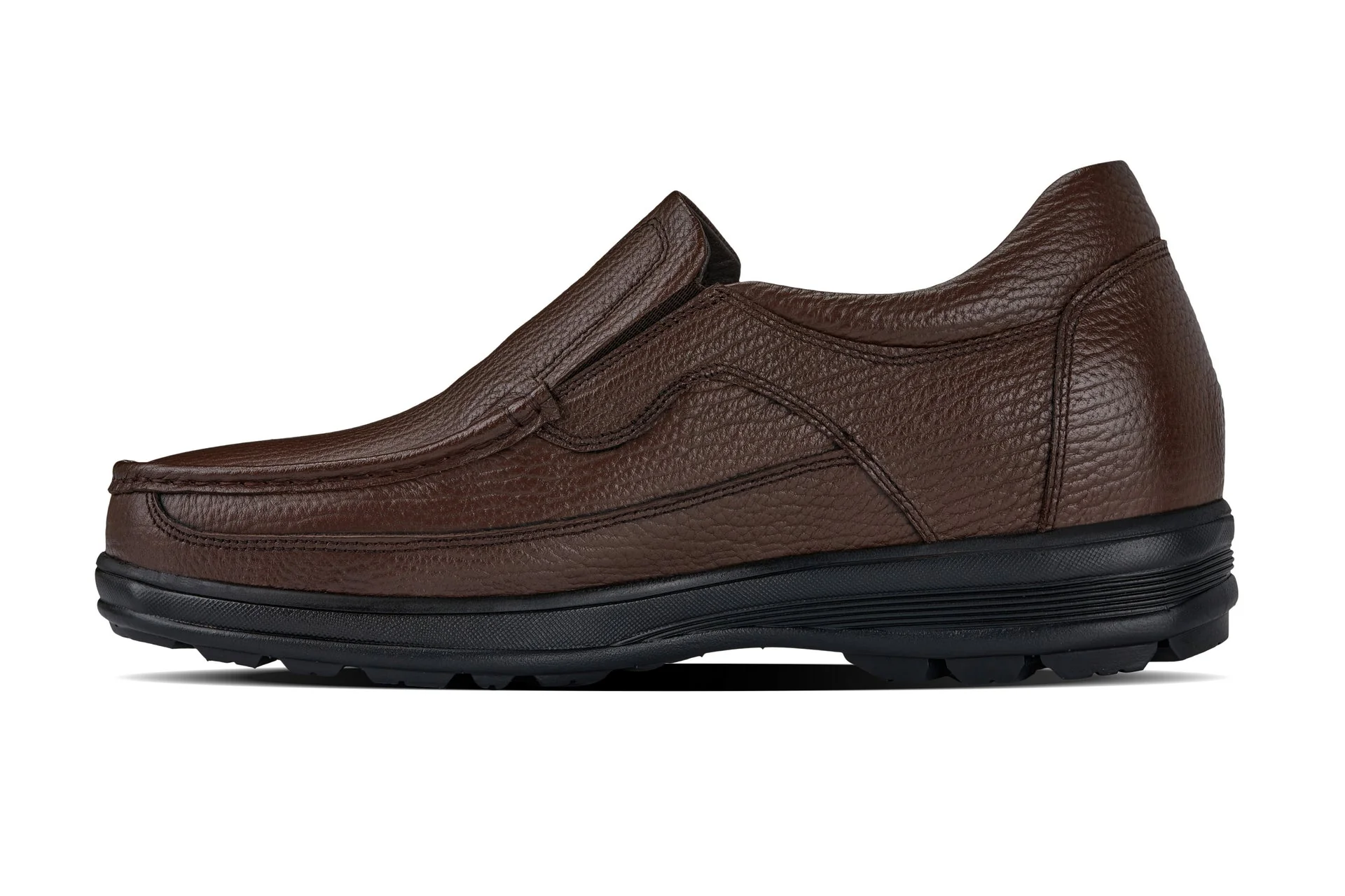 G1827 - 3 Inches Taller (Brown) - Lightweight Men's Sneakers - Image 3