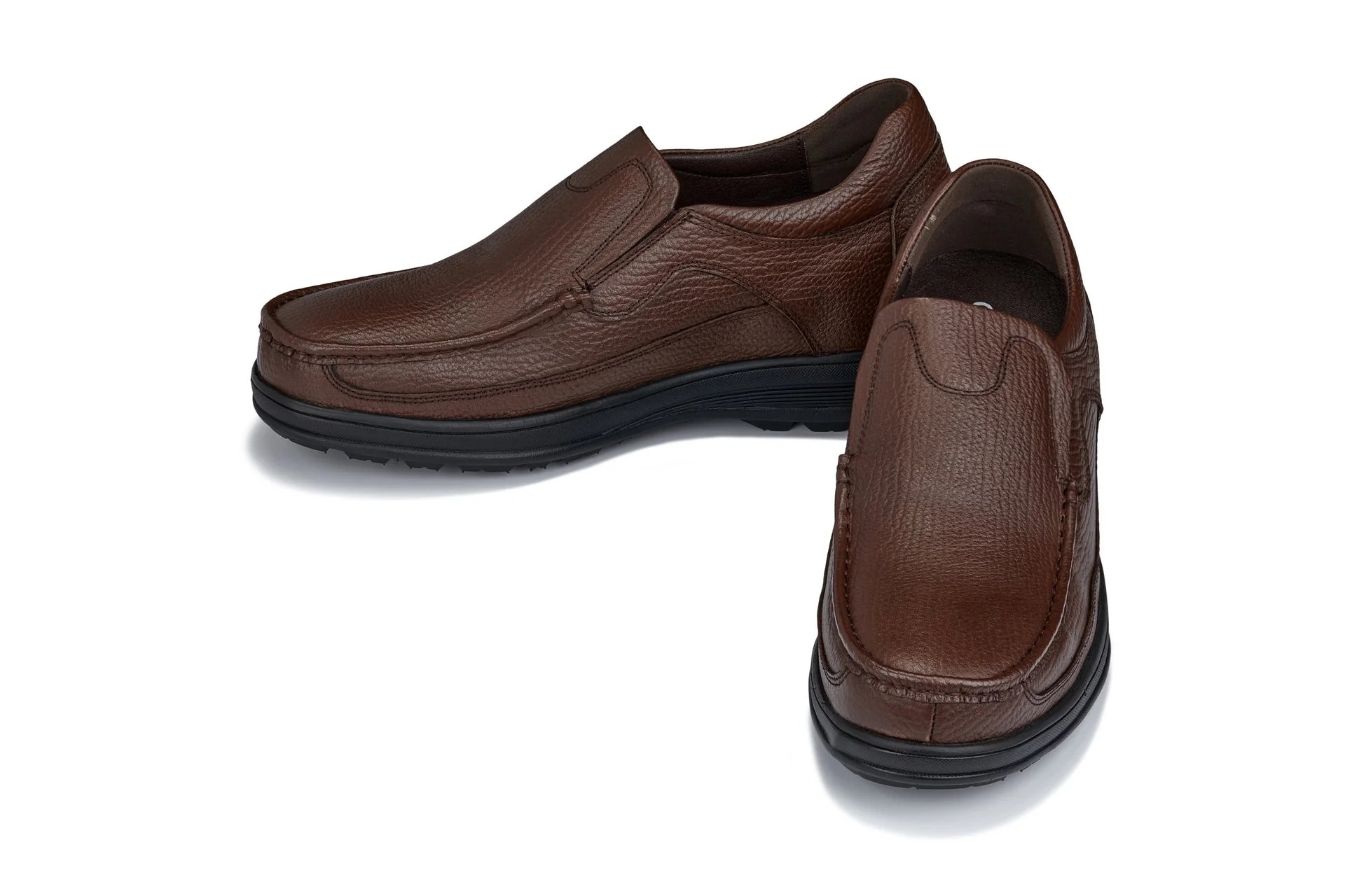 G1827 - 3 Inches Taller (Brown) - Lightweight Men's Sneakers - Image 5
