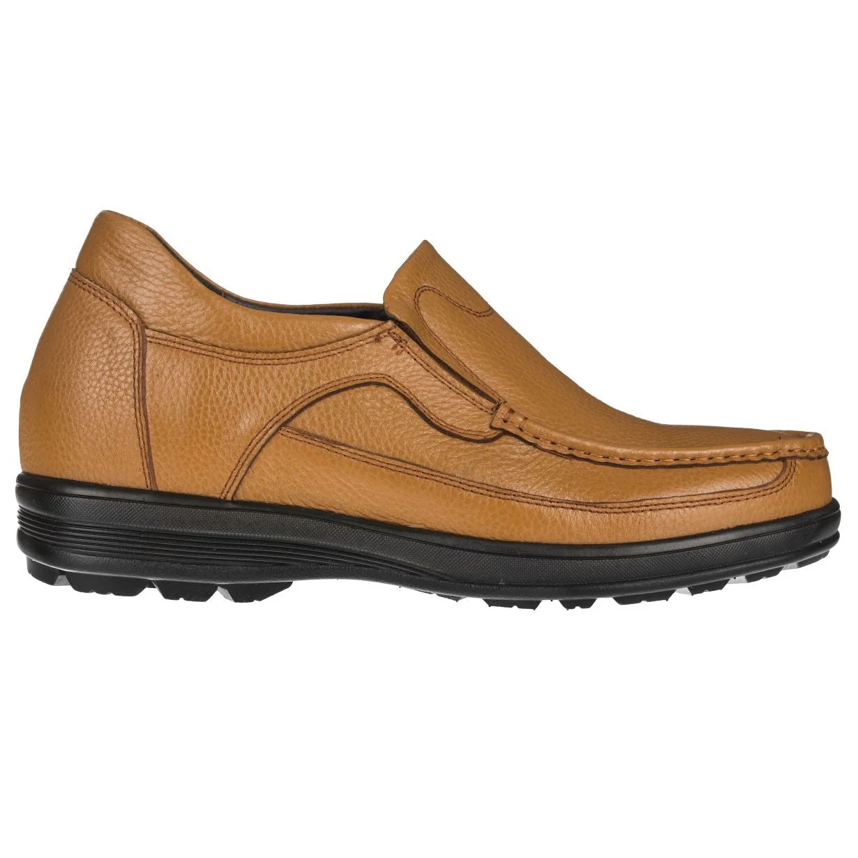 G1829 - 3.2 Inches Taller (Tan Brown) - Lightweight Men's Sneakers - Image 2