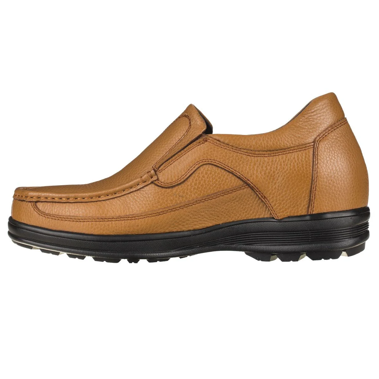 G1829 - 3.2 Inches Taller (Tan Brown) - Lightweight Men's Sneakers - Image 3