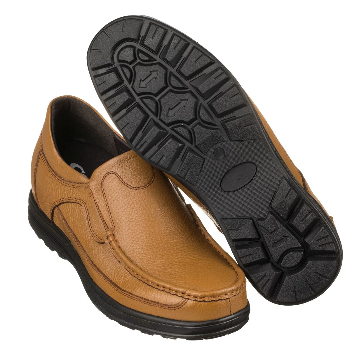 G1829 - 3.2 Inches Taller (Tan Brown) - Lightweight Men's Sneakers - Image 5