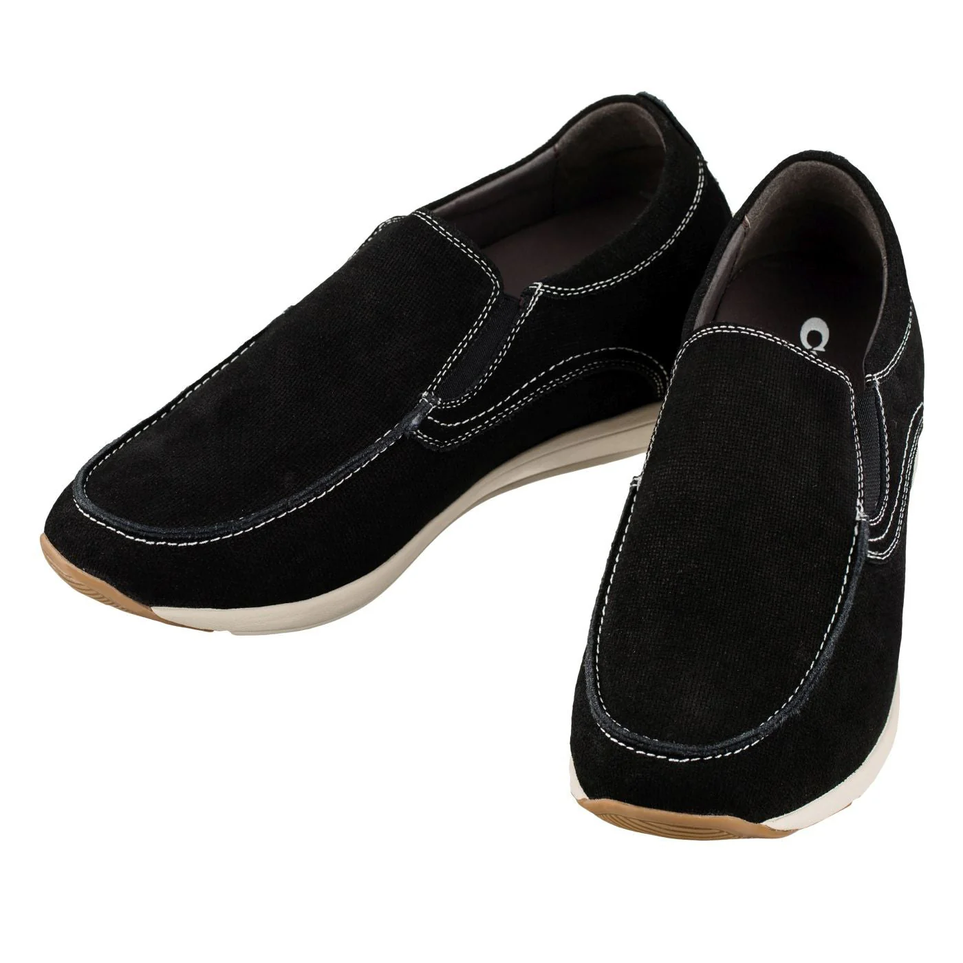 G4903 - 2.8 Inches Taller (Nubuck Black) - Super Lightweight Men's Flats - Image 4