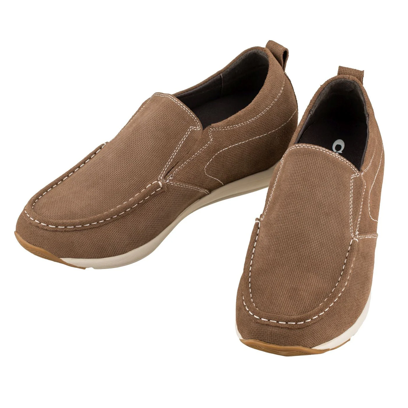 G4904 - 2.8 Inches Taller (Brown) - Super Lightweight Men's Flats - Image 4