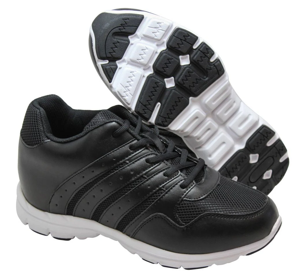 G8817 - 3.2 Inches Taller (Black) - Super Lightweight Men's Sneakers - Image 5