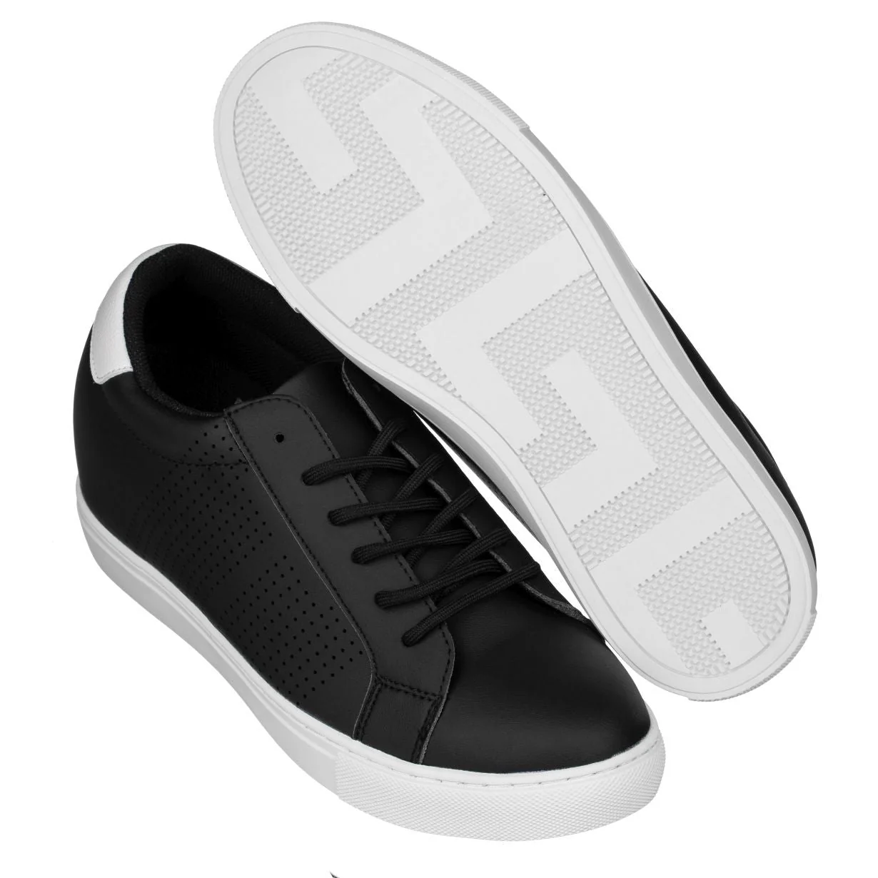 H0831 - 2.6 Inches Taller (Black) - Lightweight Men's Sneakers - Image 5