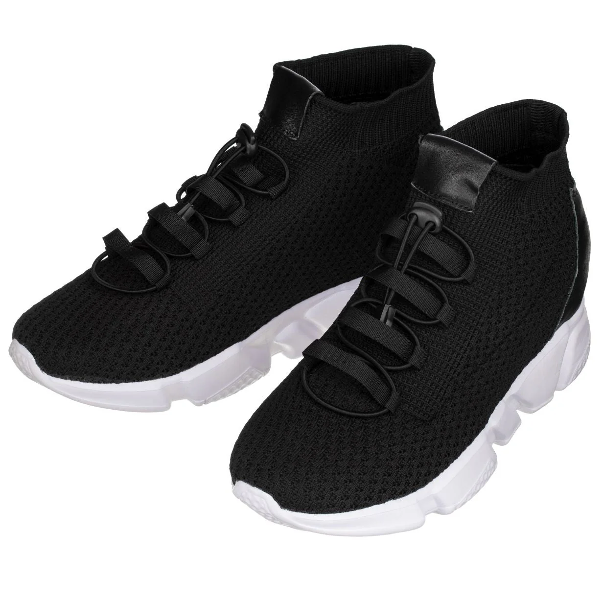 H1721 - 3.2 Inches Taller (Black) - Ultra Lightweight Men's Sneakers - Image 4