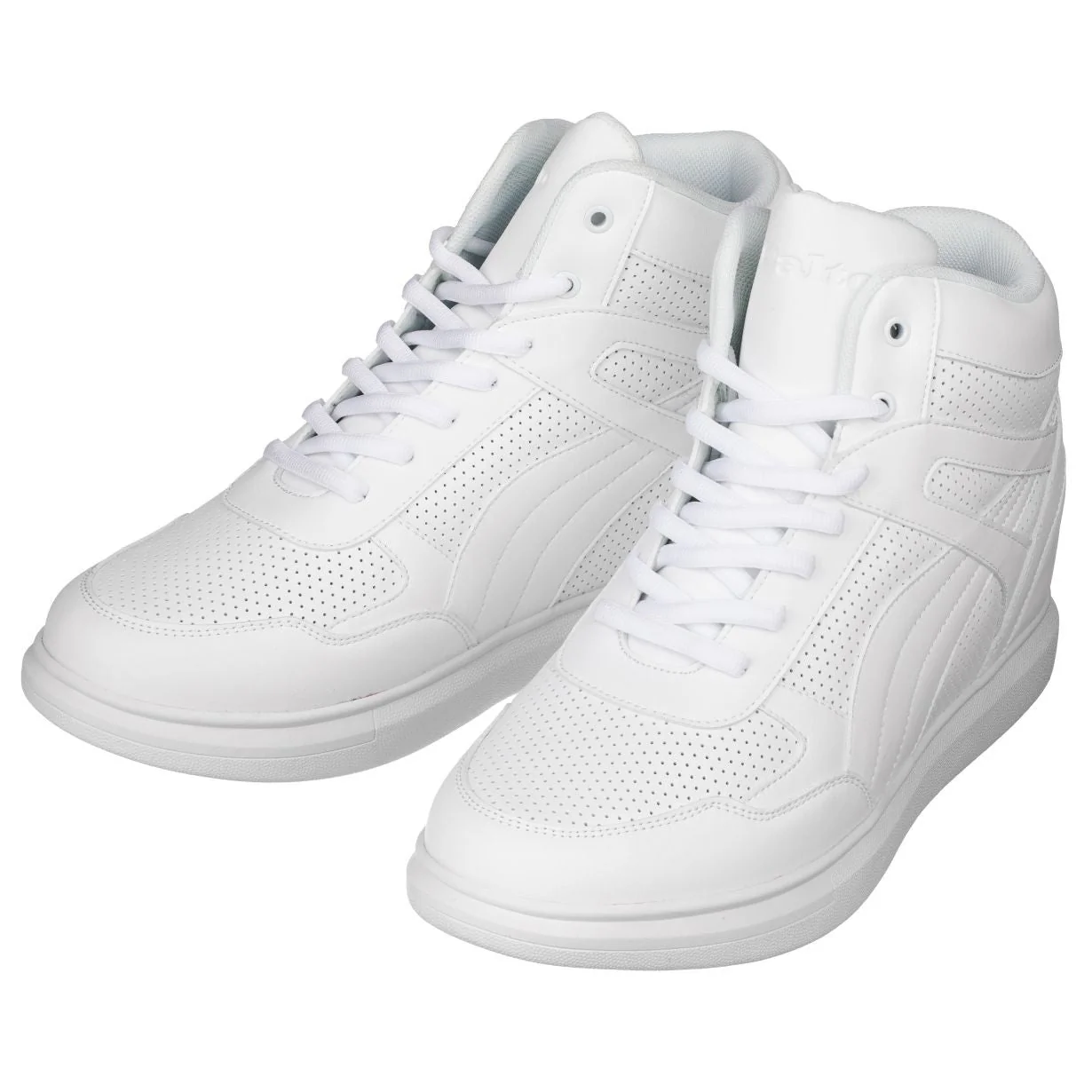 H71904 - 3.8 Inches Taller (White) - Men's Sneakers - Image 4