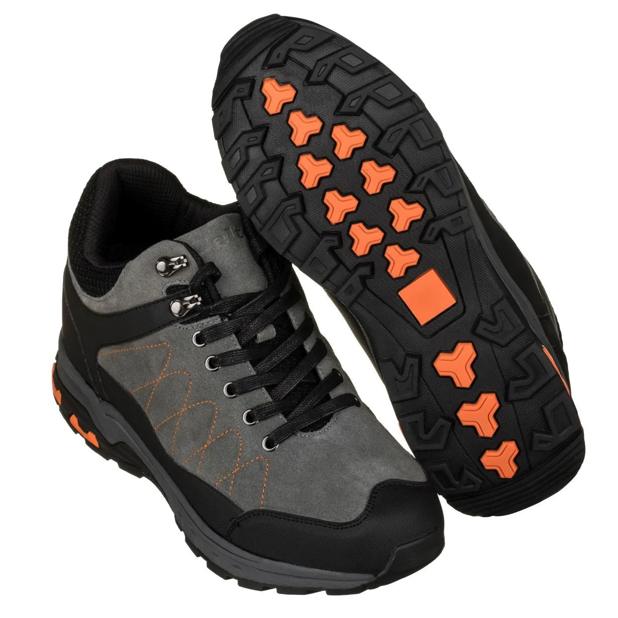 H75472 - 3.2 Inches Taller (Grey) - Hiking Style Men's Boots - Image 5