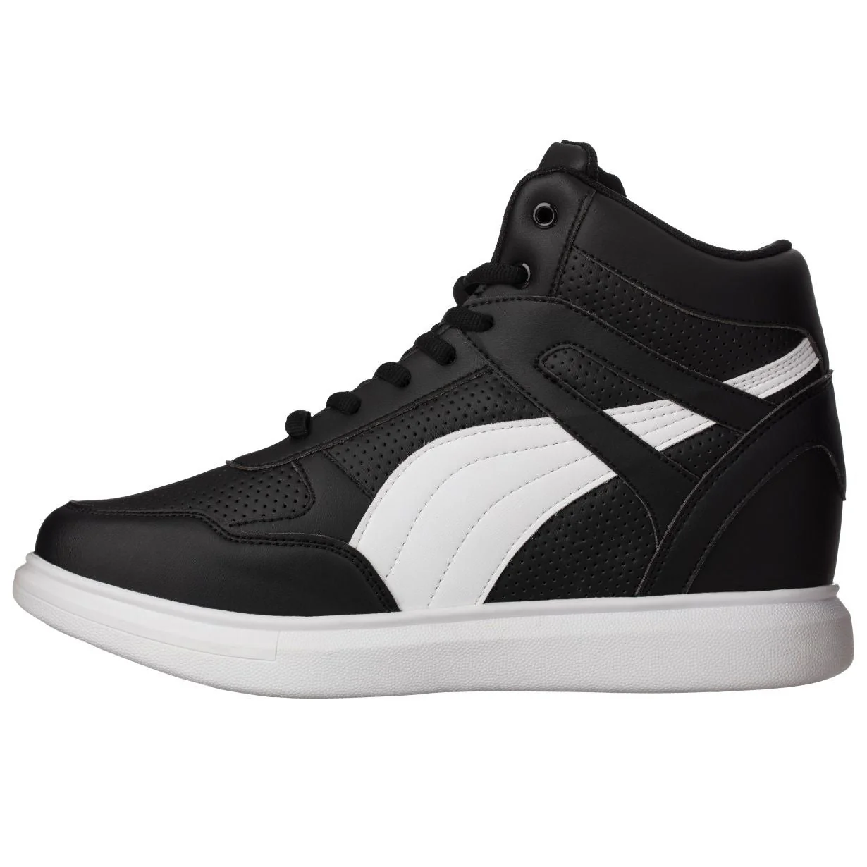 H71901 - High-Top Sneaker Elevator Men's Shoes - 3.8 Inches - Image 3