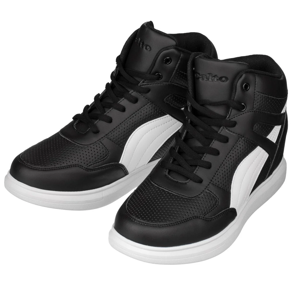 H71901 - High-Top Sneaker Elevator Men's Shoes - 3.8 Inches - Image 4