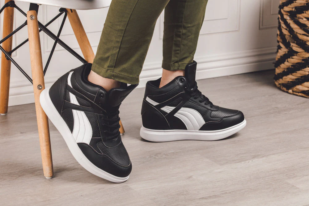 H71901 - High-Top Sneaker Elevator Men's Shoes - 3.8 Inches - Image 6