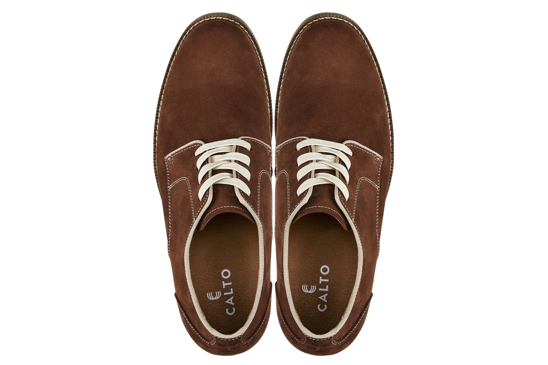 J1313 - 3 Inches Taller (Terracotta Brown) - Business Casual Leather Men's Derbies - Image 4