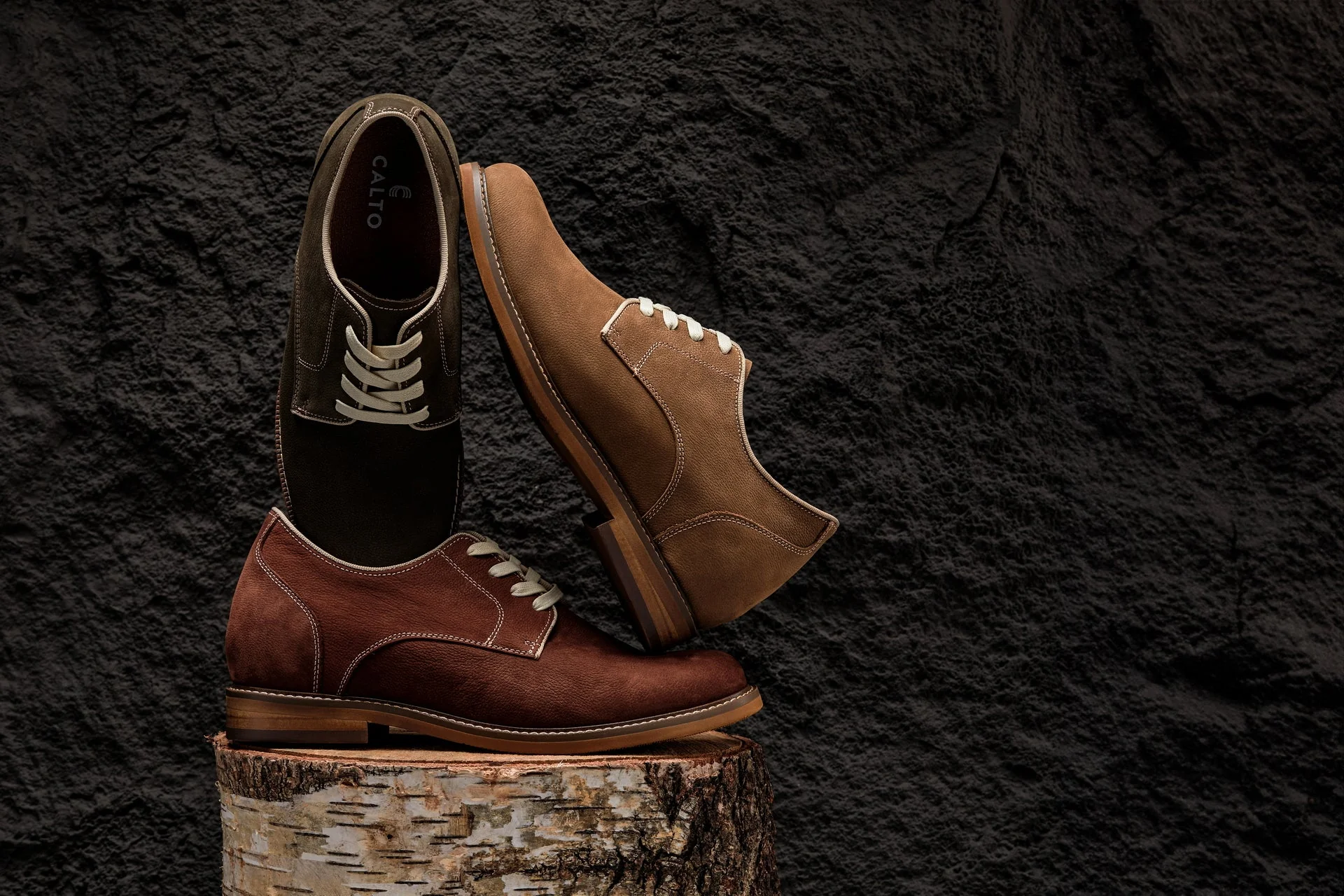 J1313 - 3 Inches Taller (Terracotta Brown) - Business Casual Leather Men's Derbies - Image 7