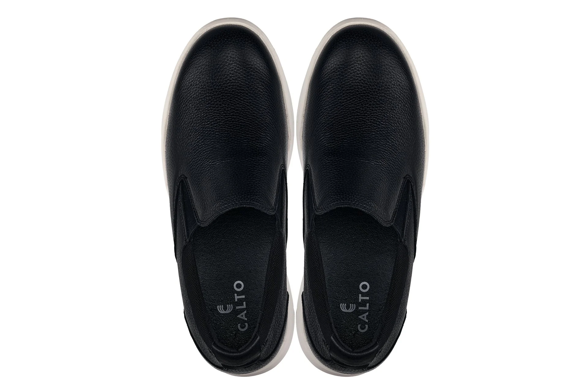 J1420 - 2.8 Inches Taller (Onyx) - Leather Men's Loafers - Image 4