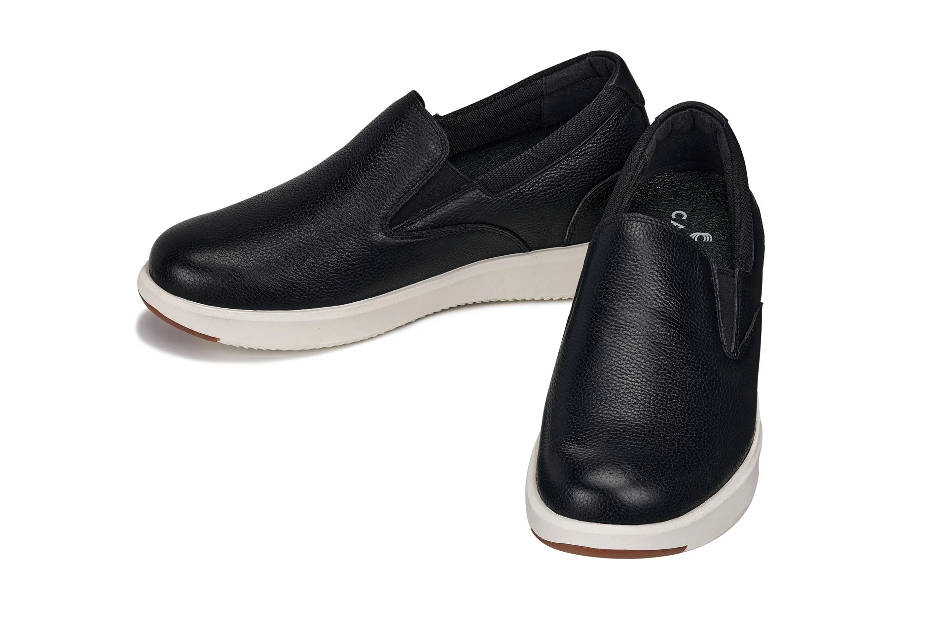 J1420 - 2.8 Inches Taller (Onyx) - Leather Men's Loafers - Image 5