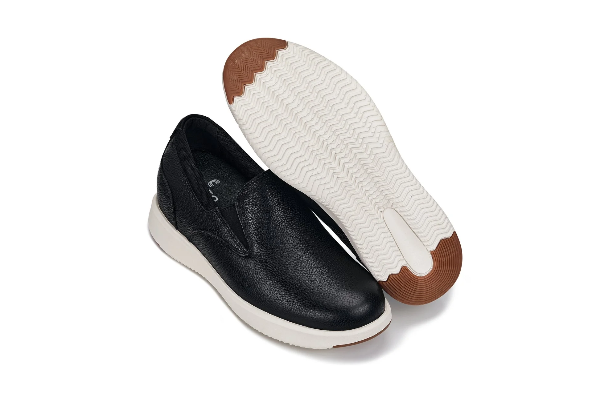J1420 - 2.8 Inches Taller (Onyx) - Leather Men's Loafers - Image 6