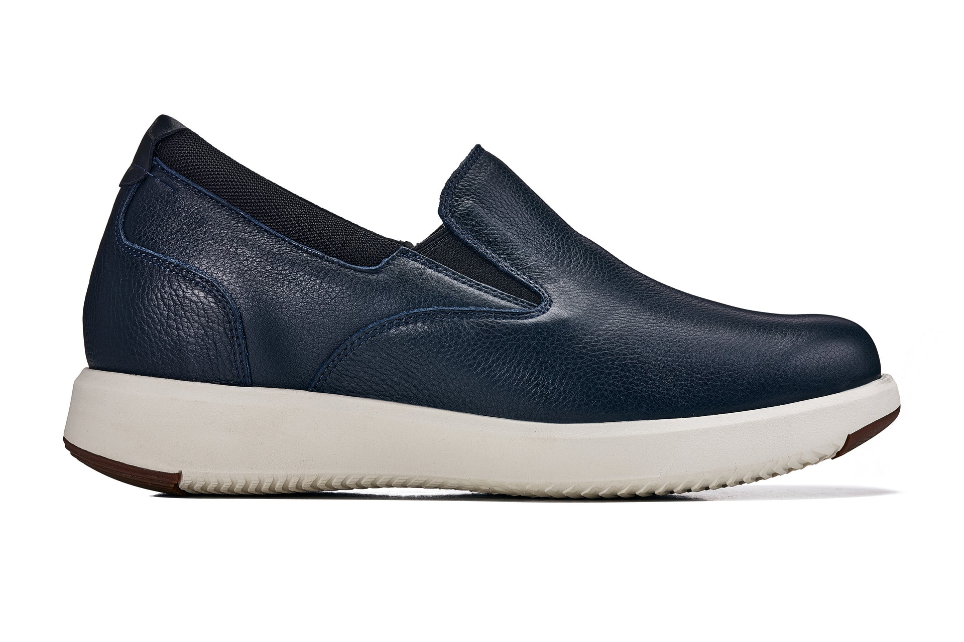 J1421 - 2.8 Inches Taller (Dark Slate Blue) - Leather Men's Loafers - Image 2