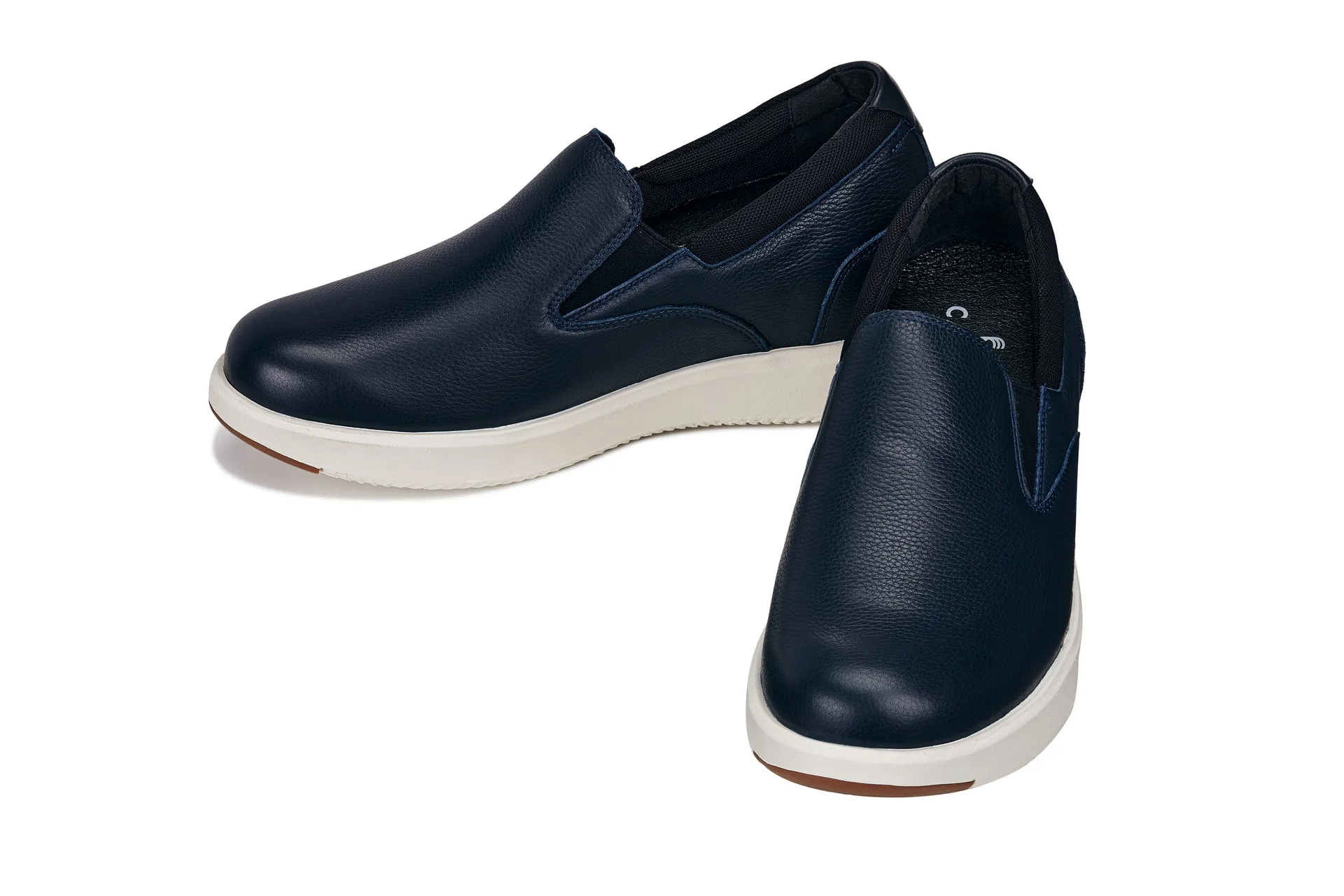 J1421 - 2.8 Inches Taller (Dark Slate Blue) - Leather Men's Loafers - Image 5