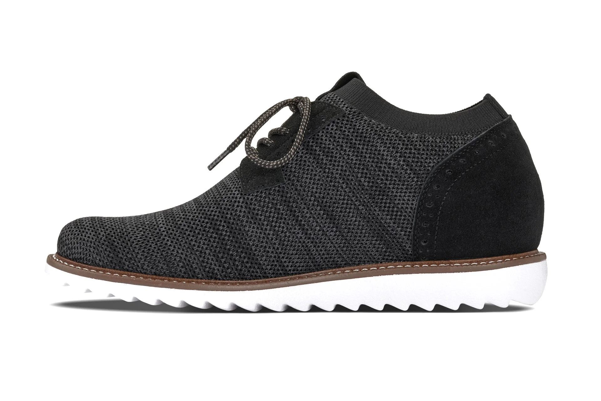J1504 - 3.2 Inches Taller (Charcoal Grey) - Men's Shoes - Image 3