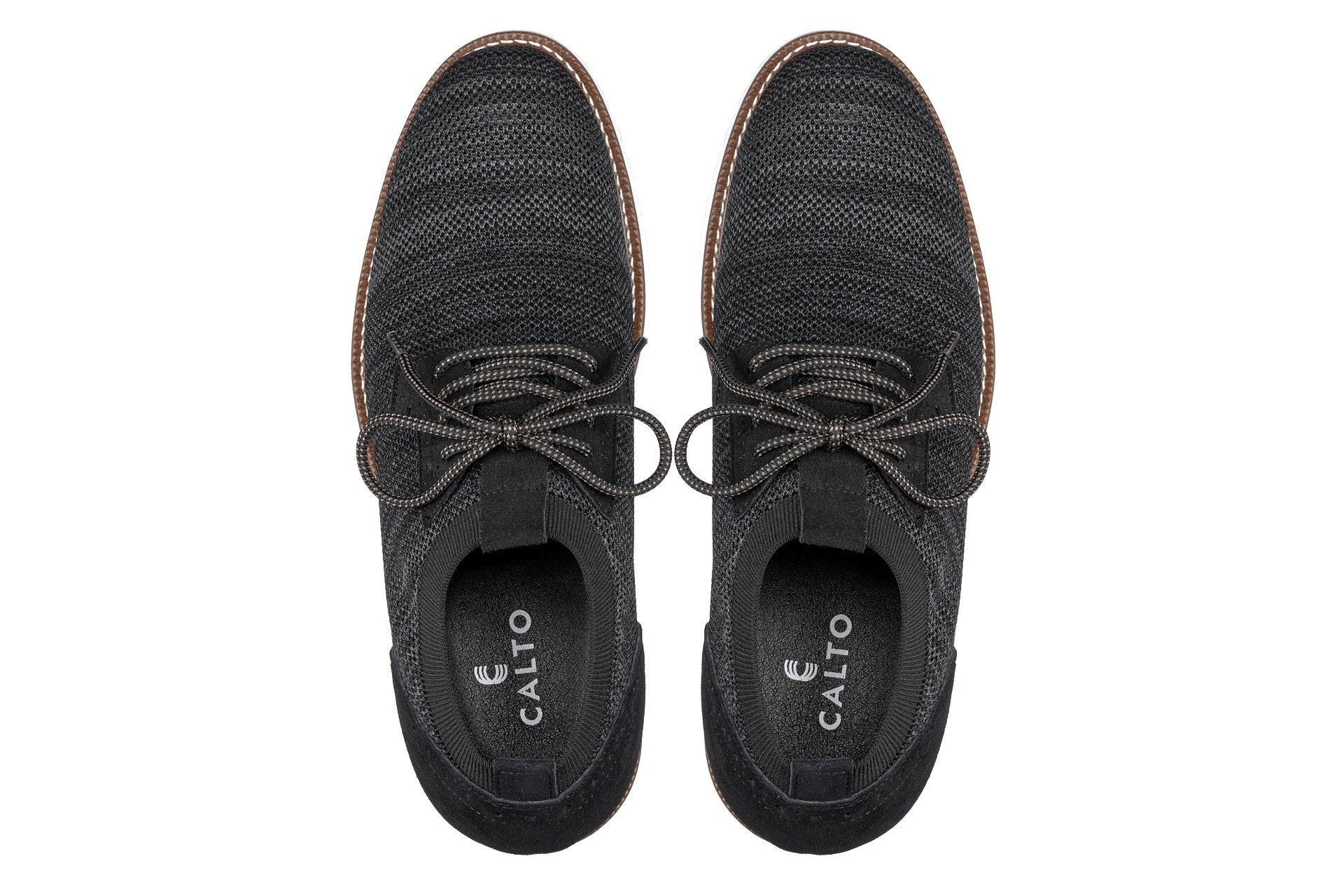 J1504 - 3.2 Inches Taller (Charcoal Grey) - Men's Shoes - Image 4