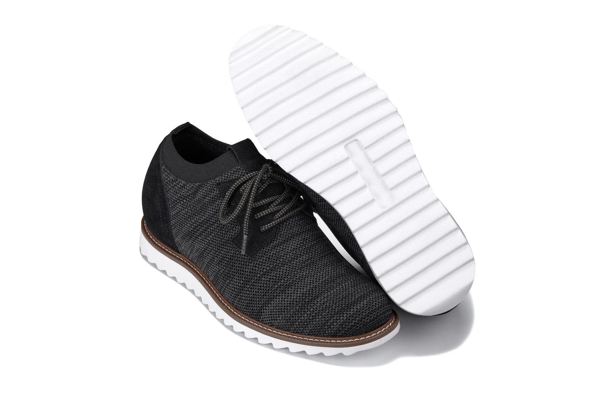 J1504 - 3.2 Inches Taller (Charcoal Grey) - Men's Shoes - Image 6