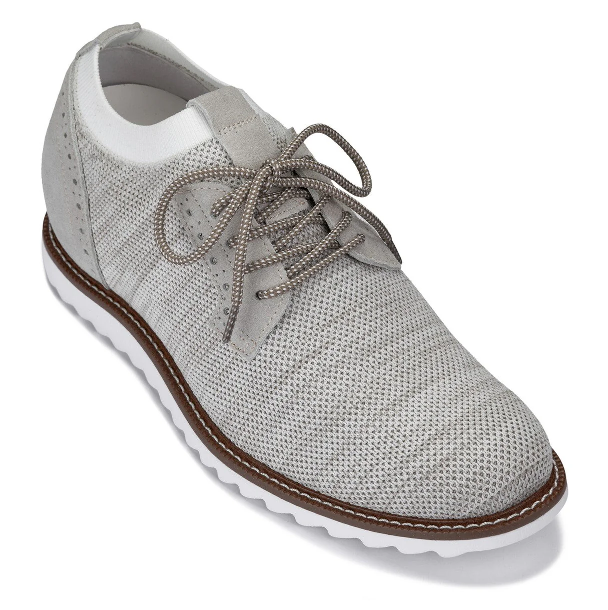 J1505 - 3.2 Inches Taller (Cream) - Men's Shoes