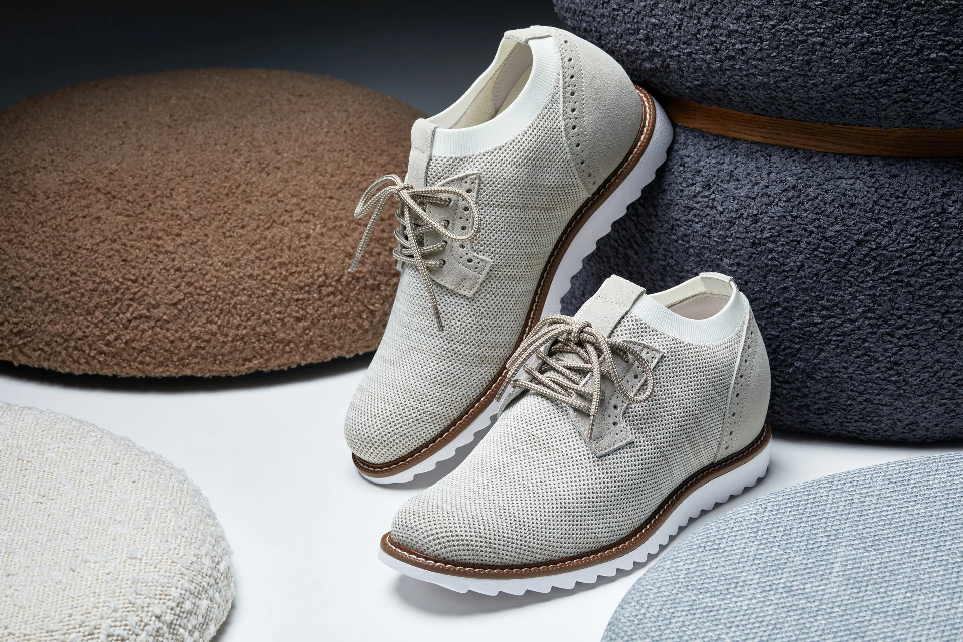 J1505 - 3.2 Inches Taller (Cream) - Men's Shoes - Image 7