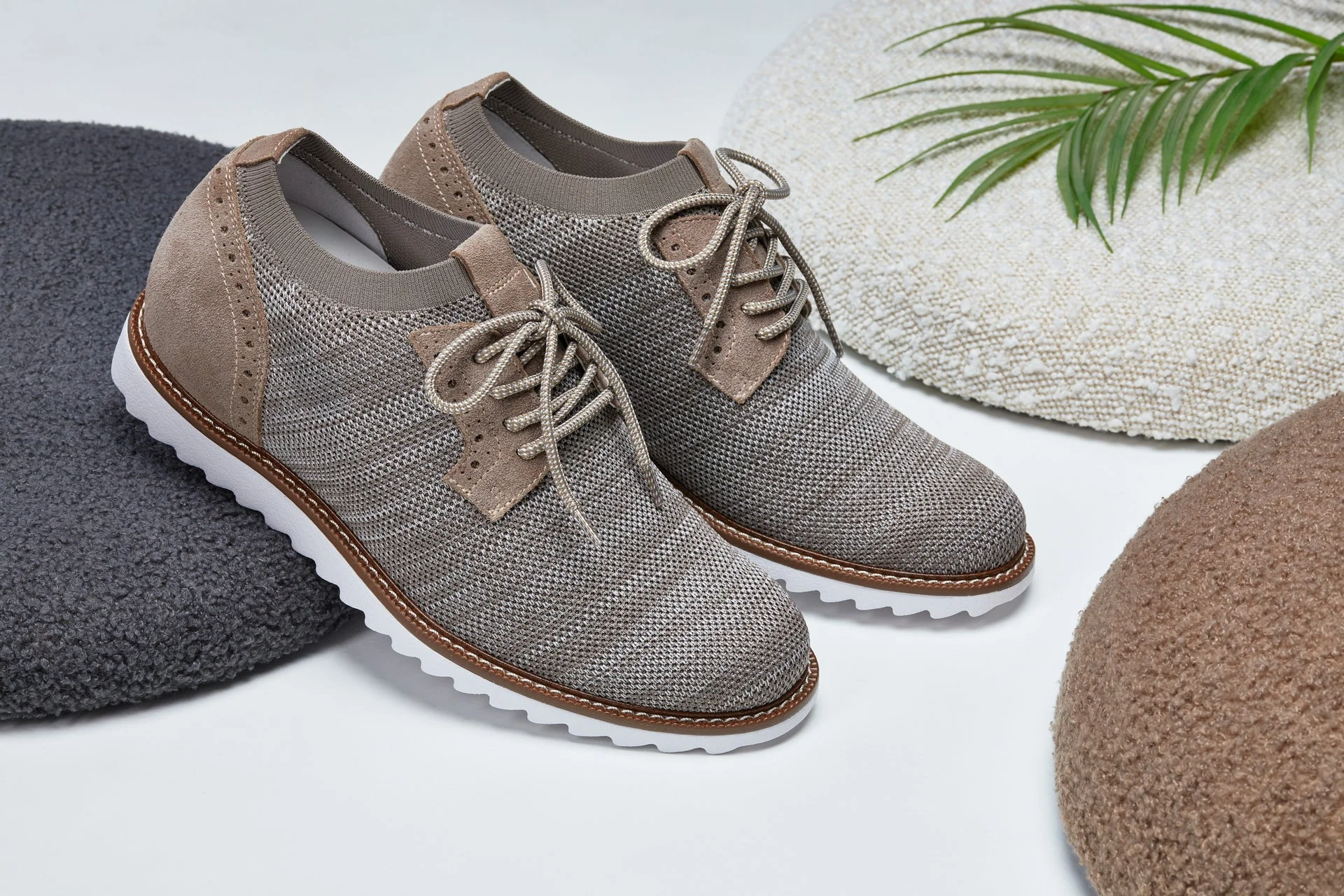 J1506 - Men's Shoes 3.2 Inches Taller (Camel Brown) - Men's Shoes - Image 7