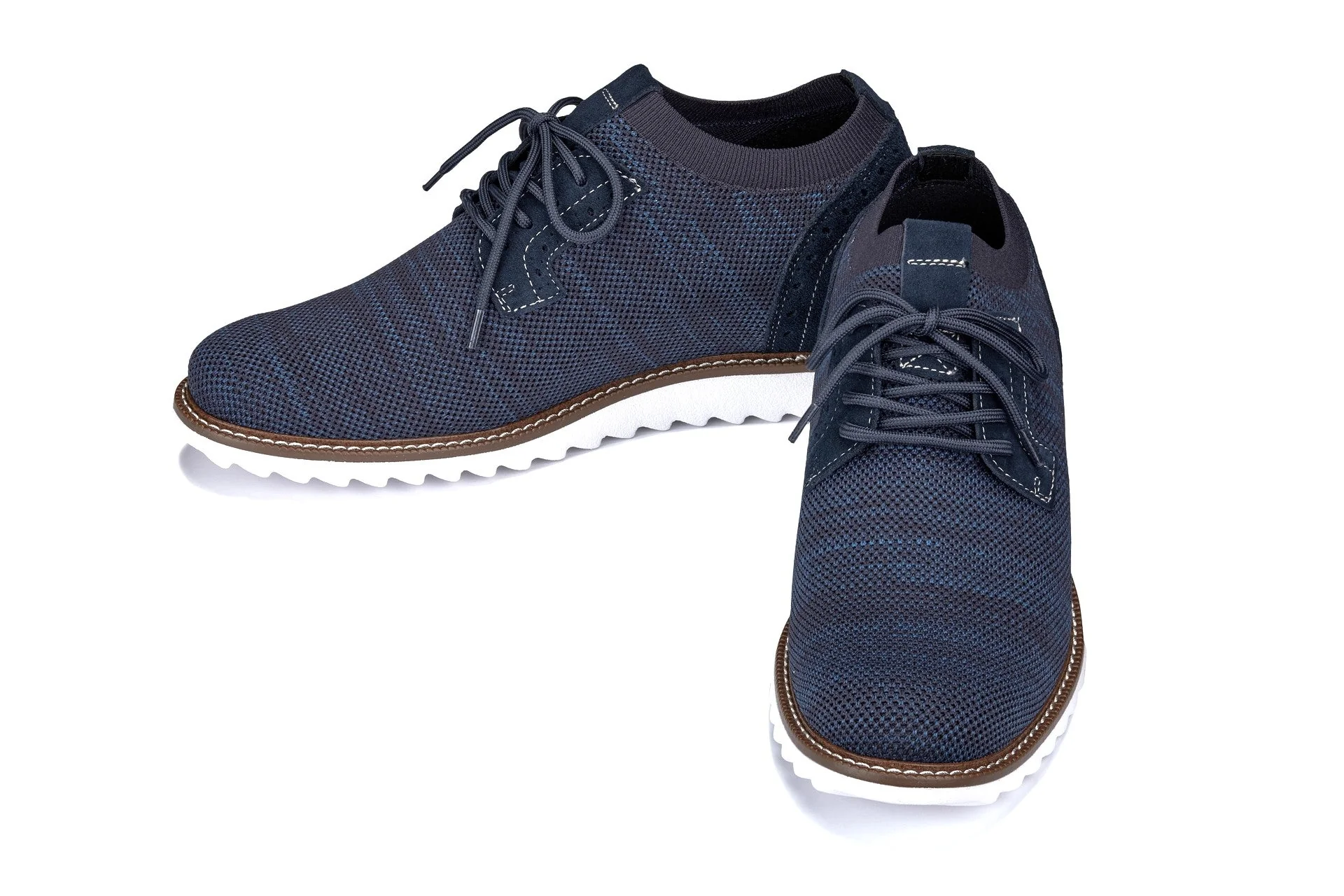 J1507 - 3.2 Inches Taller (Navy) - Men's Shoes - Image 5