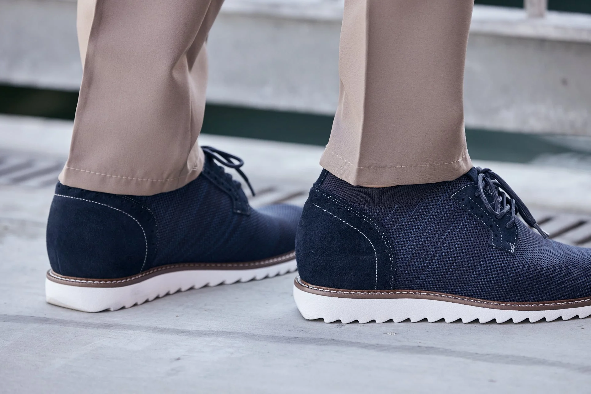 J1507 - 3.2 Inches Taller (Navy) - Men's Shoes - Image 9