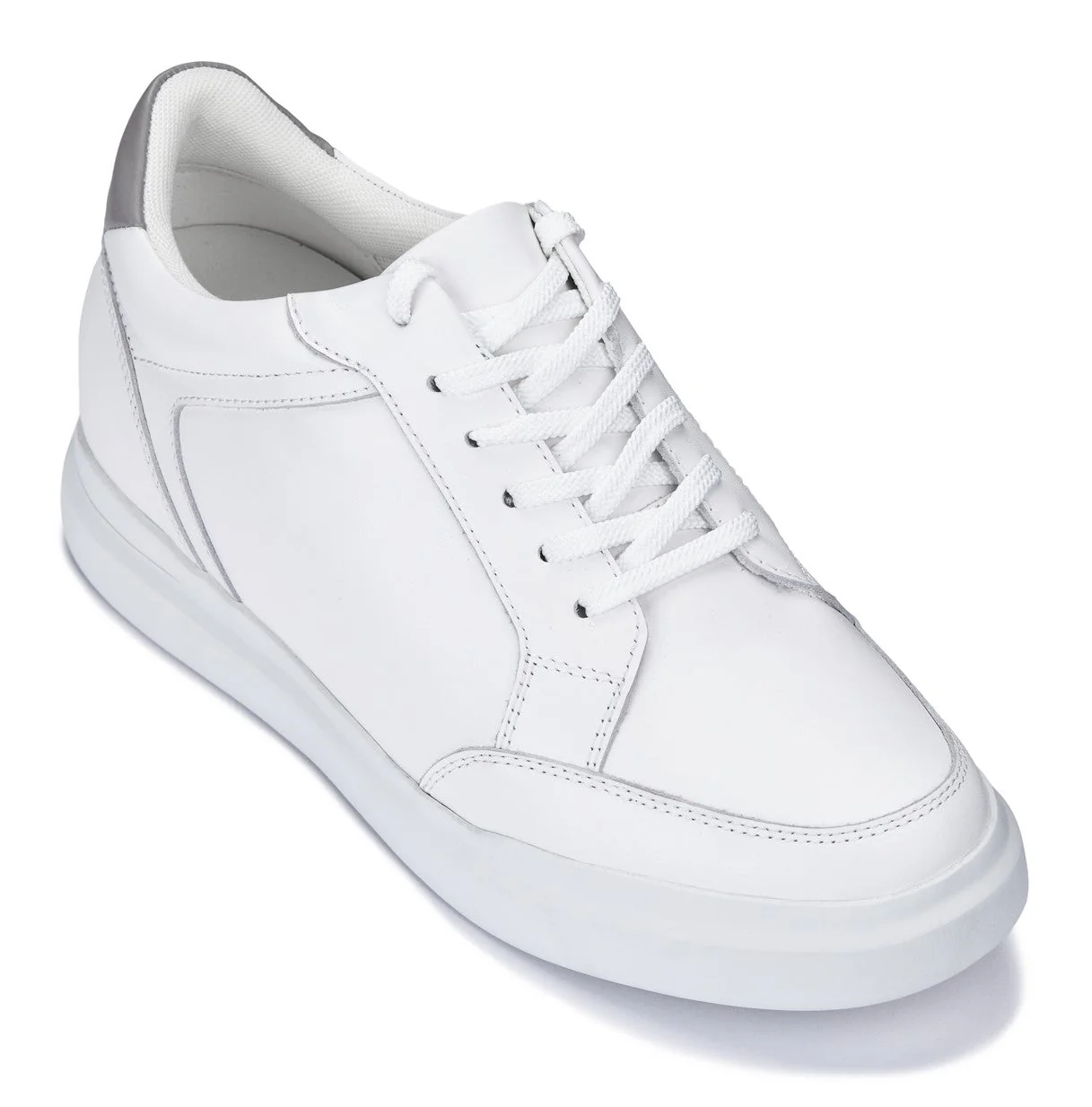 J1561 - 2.6 Inches Taller (White/Grey) - Men's Shoes