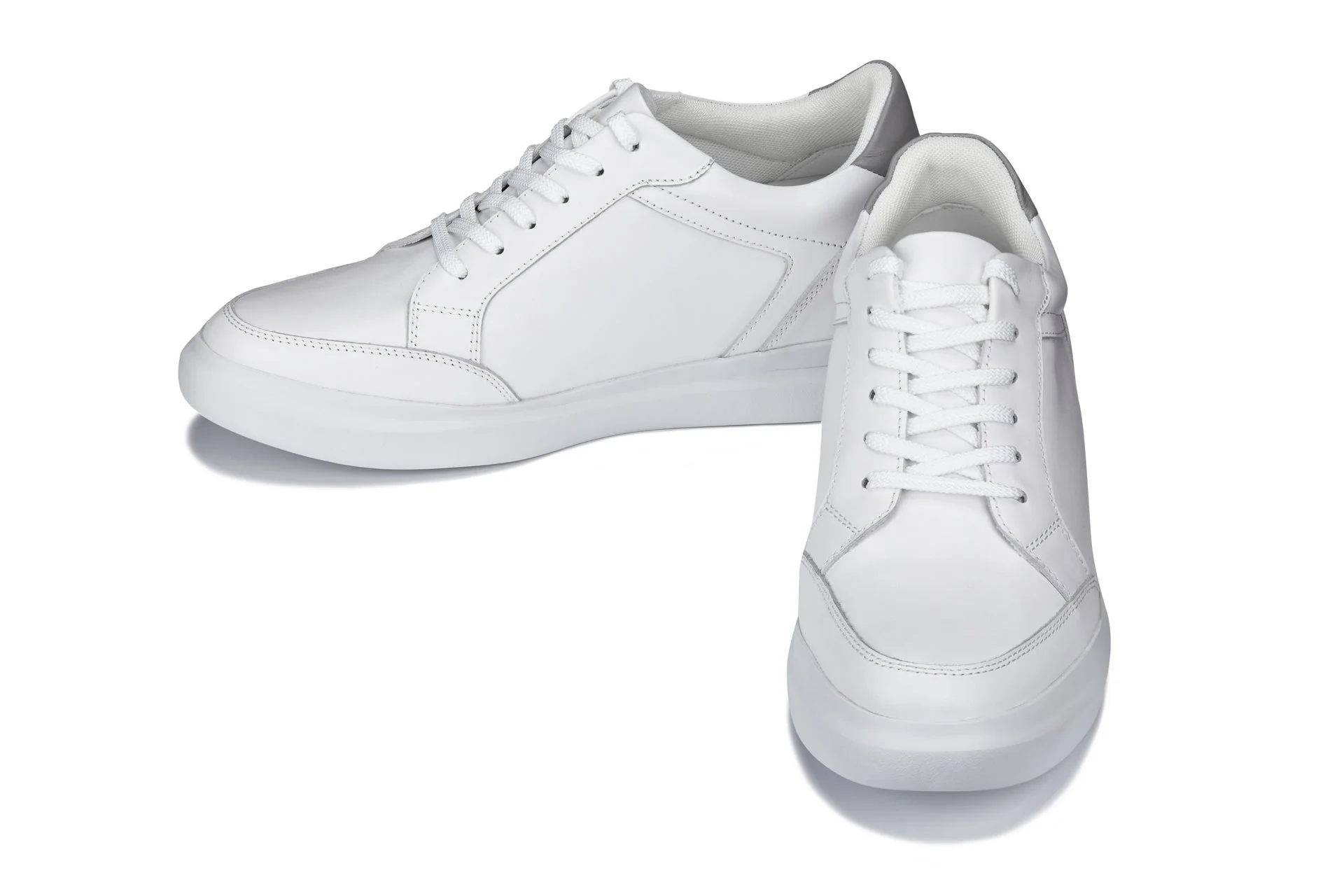 J1561 - 2.6 Inches Taller (White/Grey) - Men's Shoes - Image 5