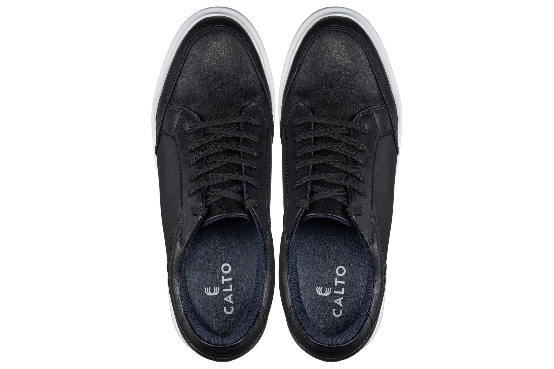 J1562 - 2.6 Inches Taller (Black) - Men's Sneakers - Image 4
