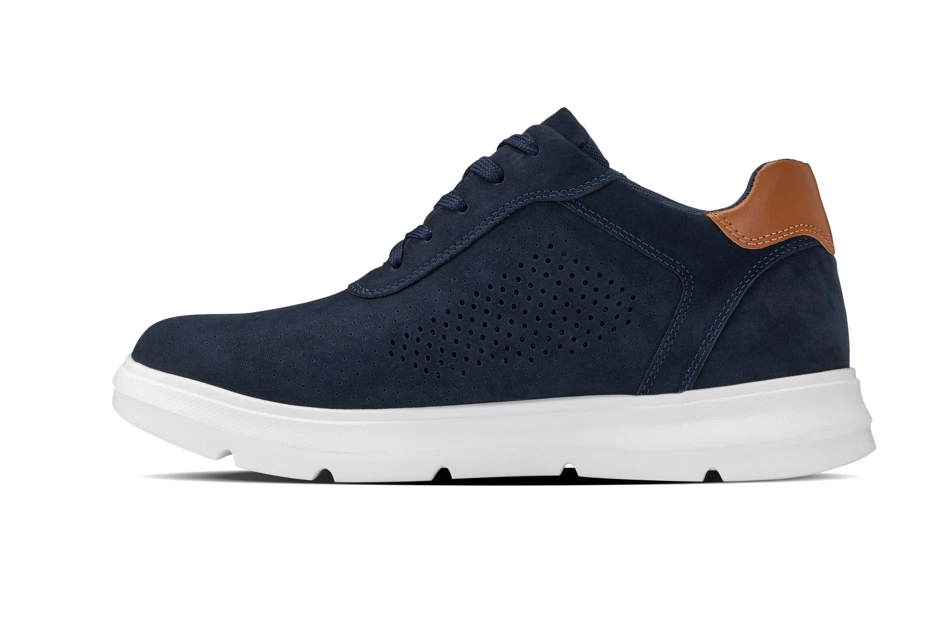 J1582  - 2.6 Inches Taller (Nubuck Navy) - Lightweight Casual Men's Walker Shoes - Image 3