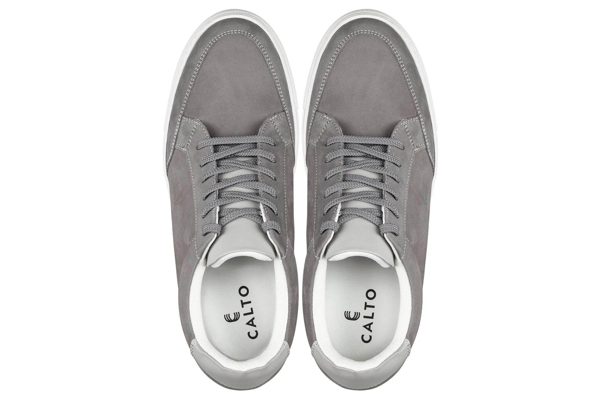 J1855 - 2.6 Inches Taller (Grey) - Men's Sneakers - Image 4