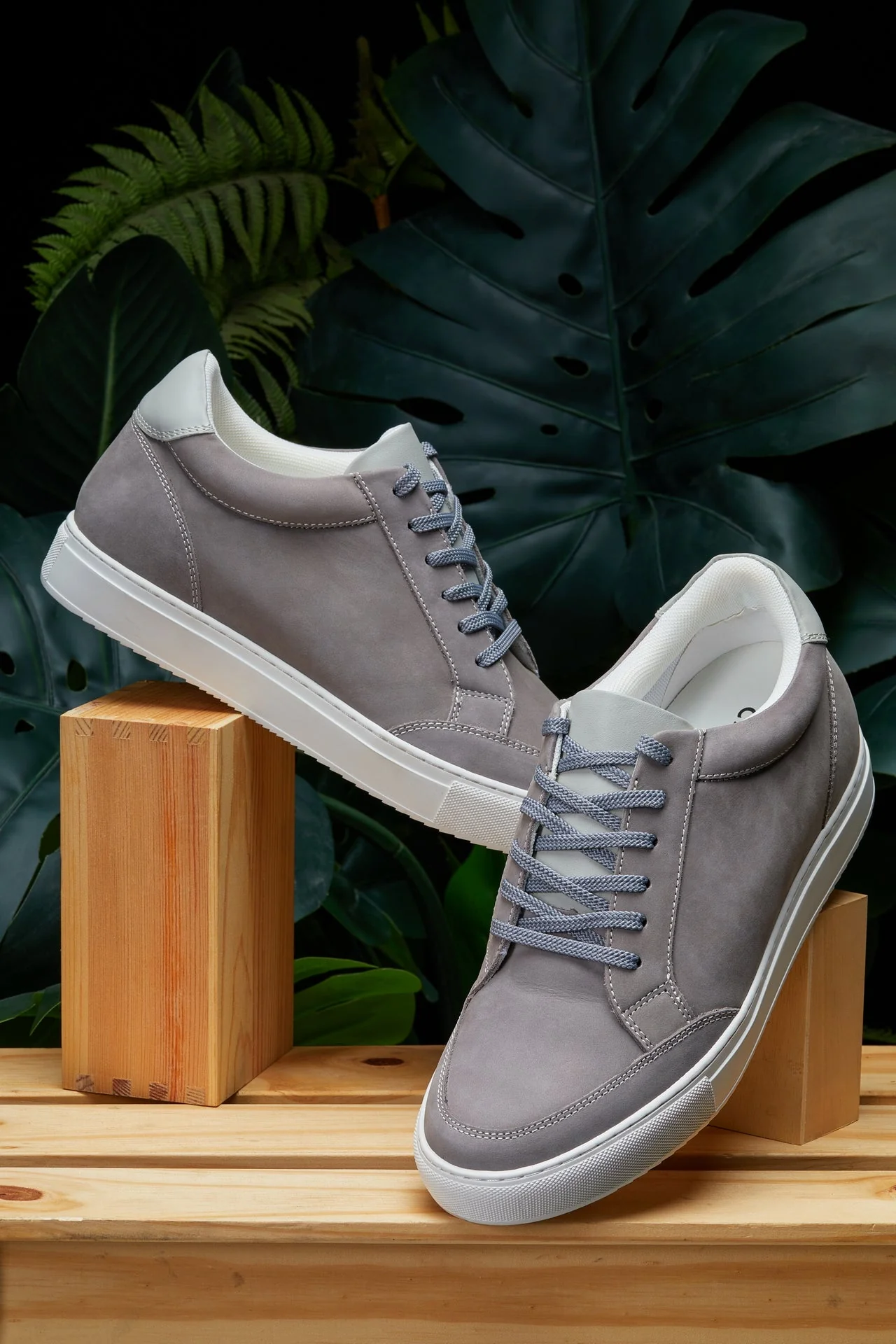 J1855 - 2.6 Inches Taller (Grey) - Men's Sneakers - Image 7